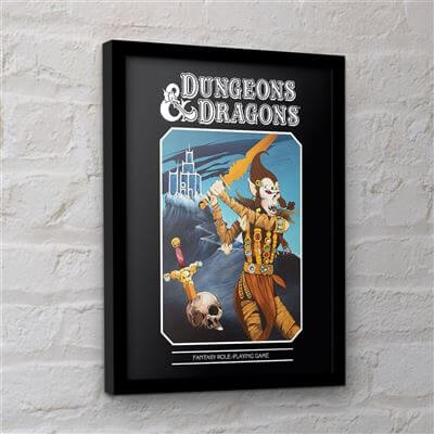 Dungeons and Dragons - Fantasy Framed Collectors Print Pyramid International