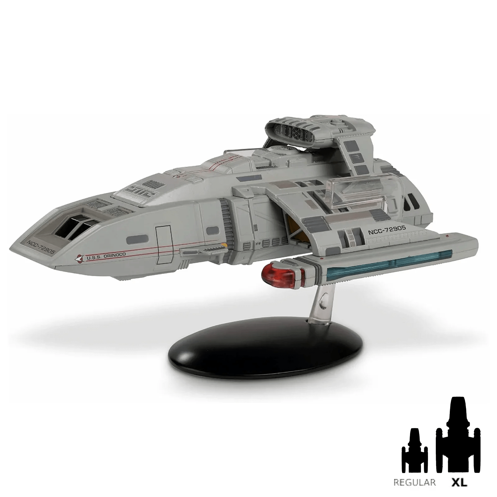 #14 Starfleet Runabout (U.S.S. Orinoco) XL EDITION Model Diecast Shuttle (Eaglemoss / Star Trek) Real Merch