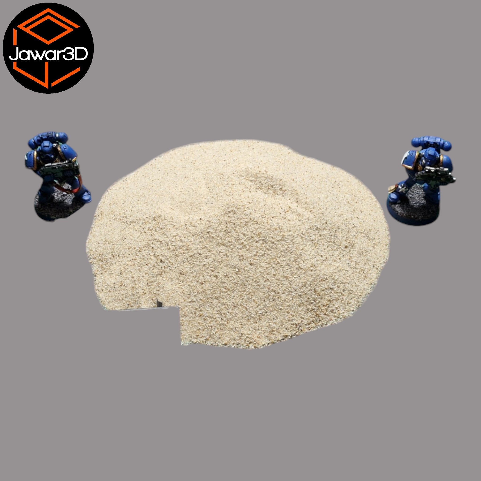 Fine modeling sand for basing miniatures and terrain scenery wargaming 200g Jawar3d