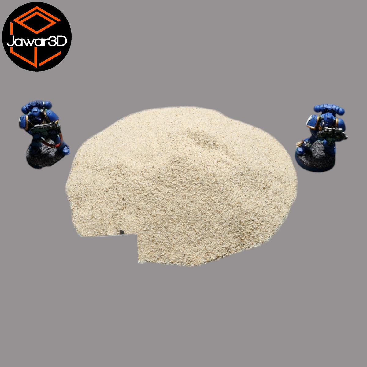 Fine modeling sand for basing miniatures and terrain scenery wargaming 200g Jawar3d