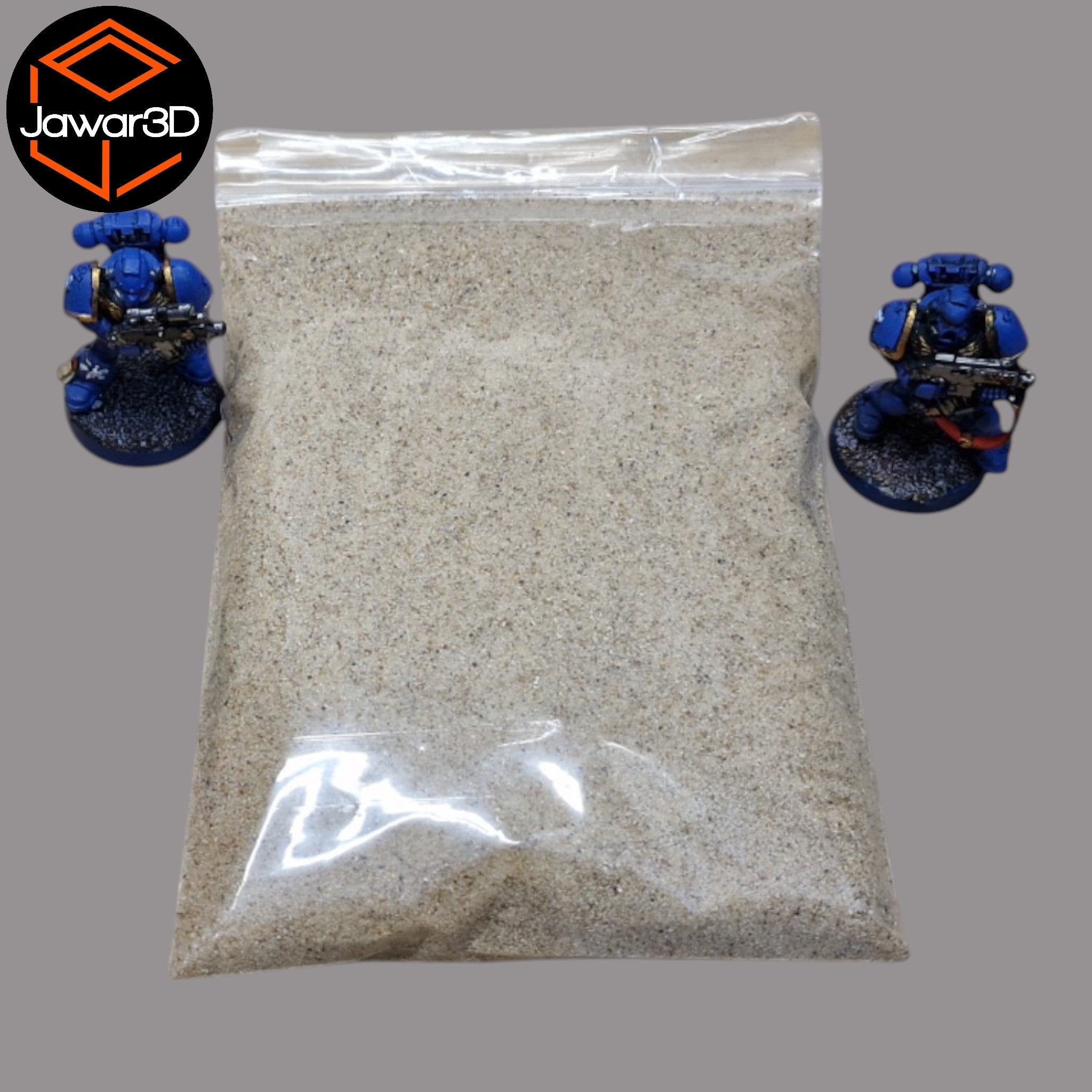Fine modeling sand for basing miniatures and terrain scenery wargaming 200g Jawar3d