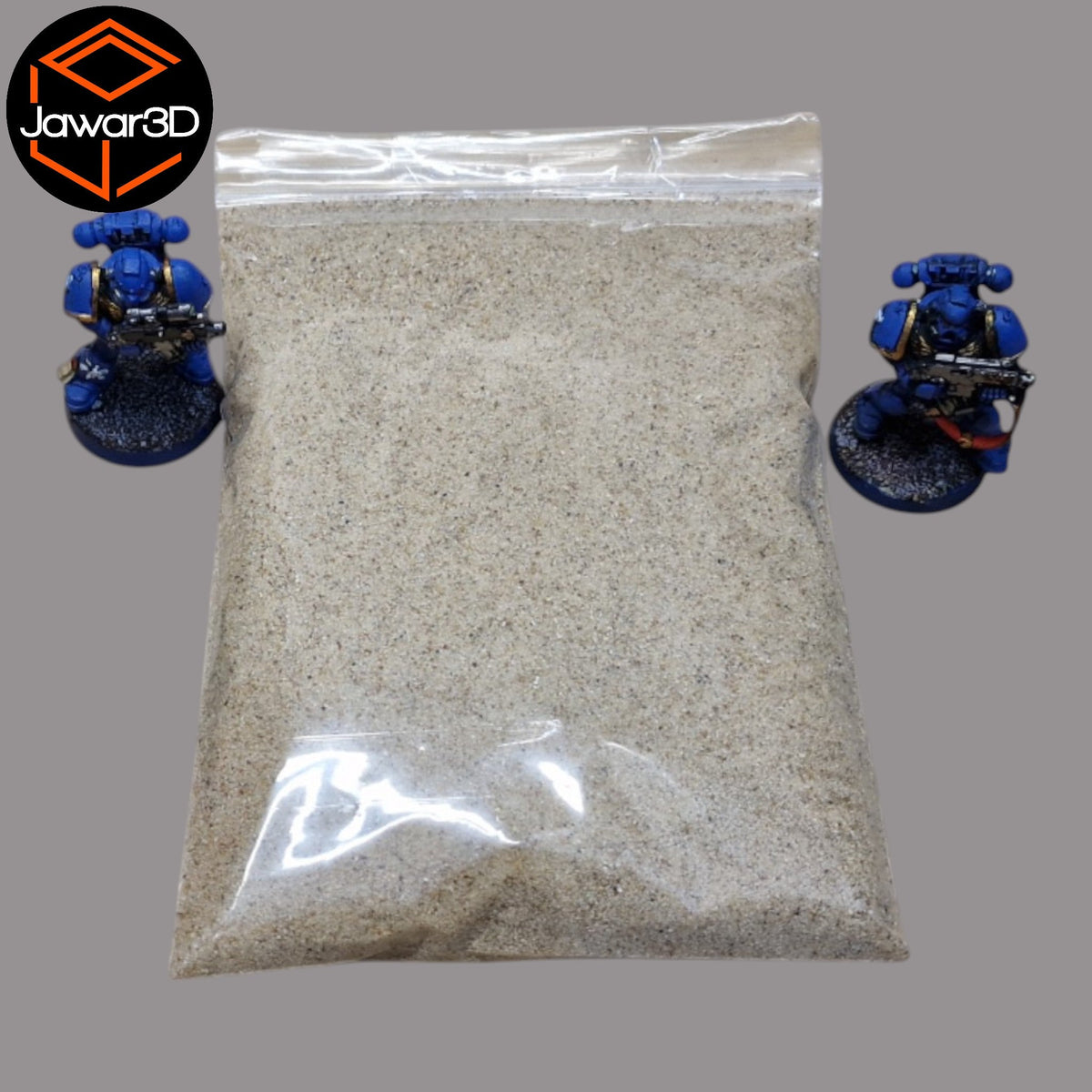 Fine modeling sand for basing miniatures and terrain scenery wargaming 200g Jawar3d