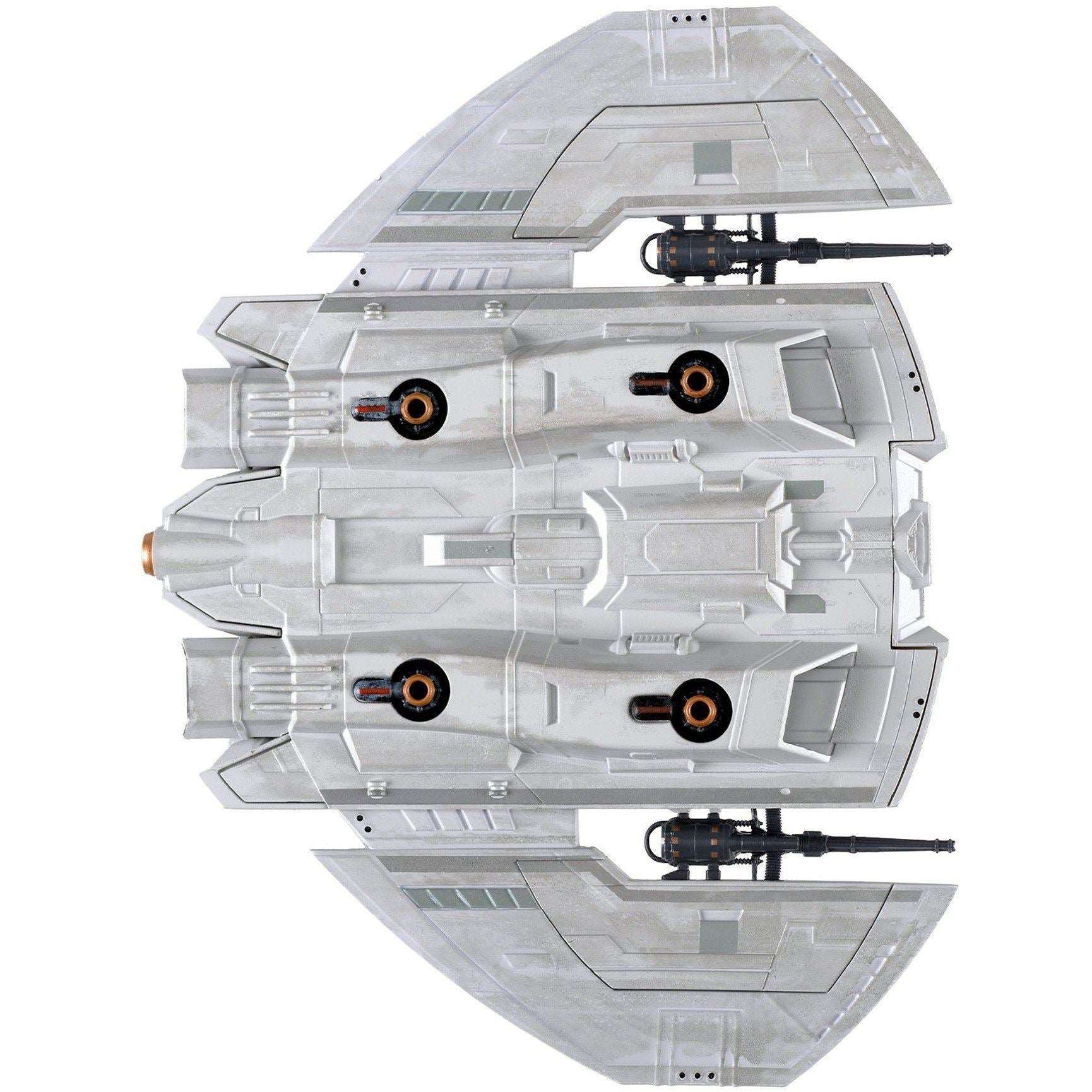 #11 Cylon Raider (Blood and Chrome) Diecast Model Ship (Battlestar Galactica / Eaglemoss) Real Merch