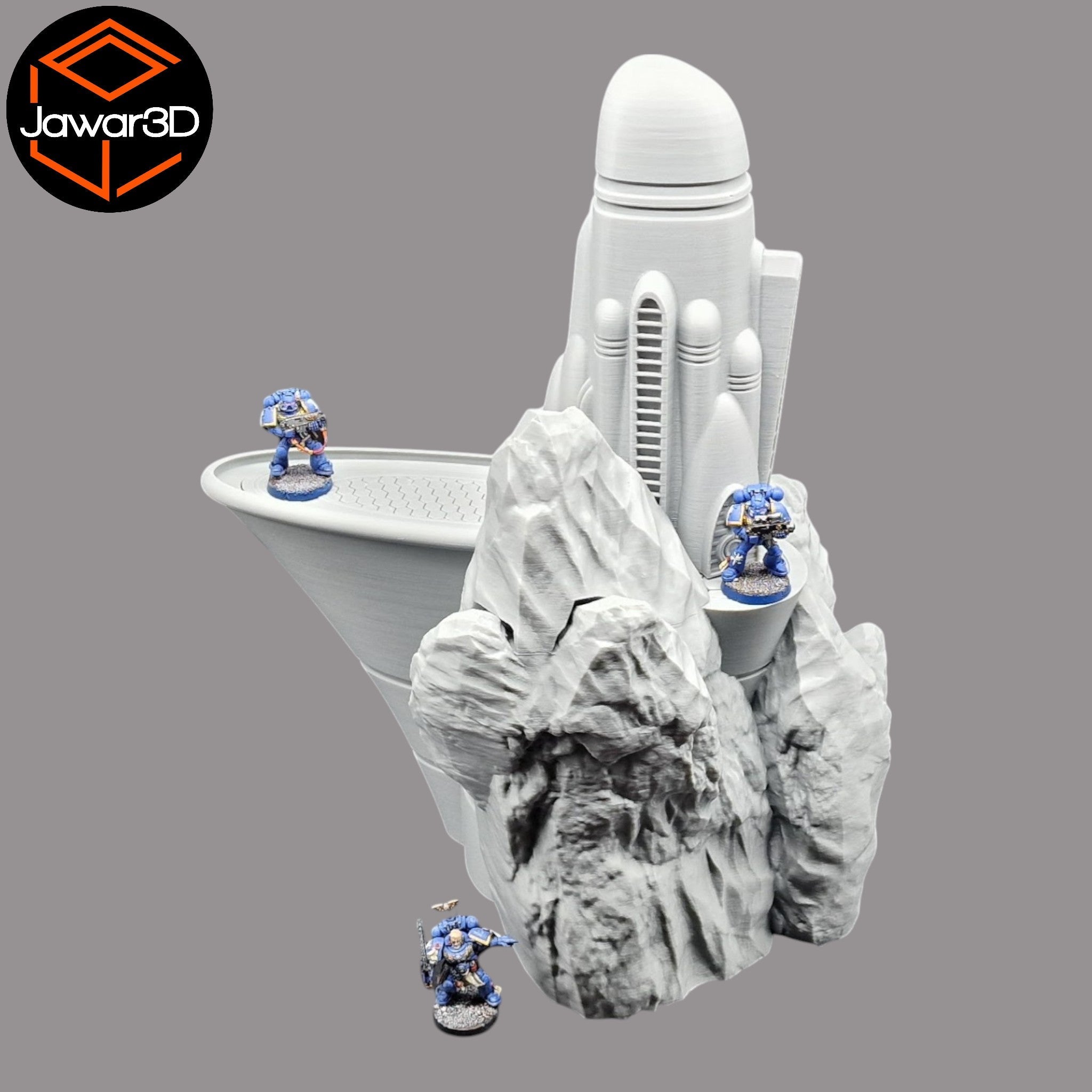 Irix Base - 28mm Wargaming Scatter Terrain Scenery Tabletop Miniature Jawar3d