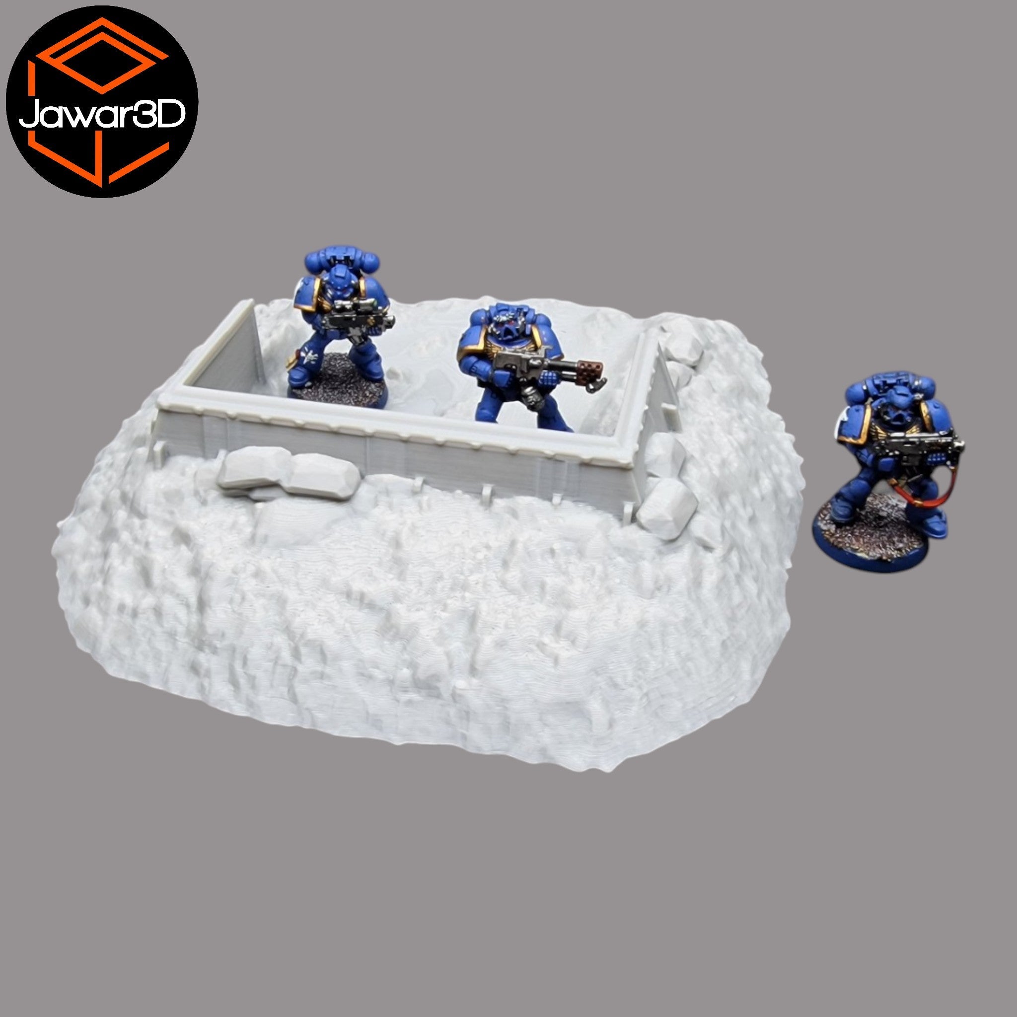 Barricade Emplacement - 28mm Wargaming Scatter Terrain Scenery Tabletop Miniature Jawar3d