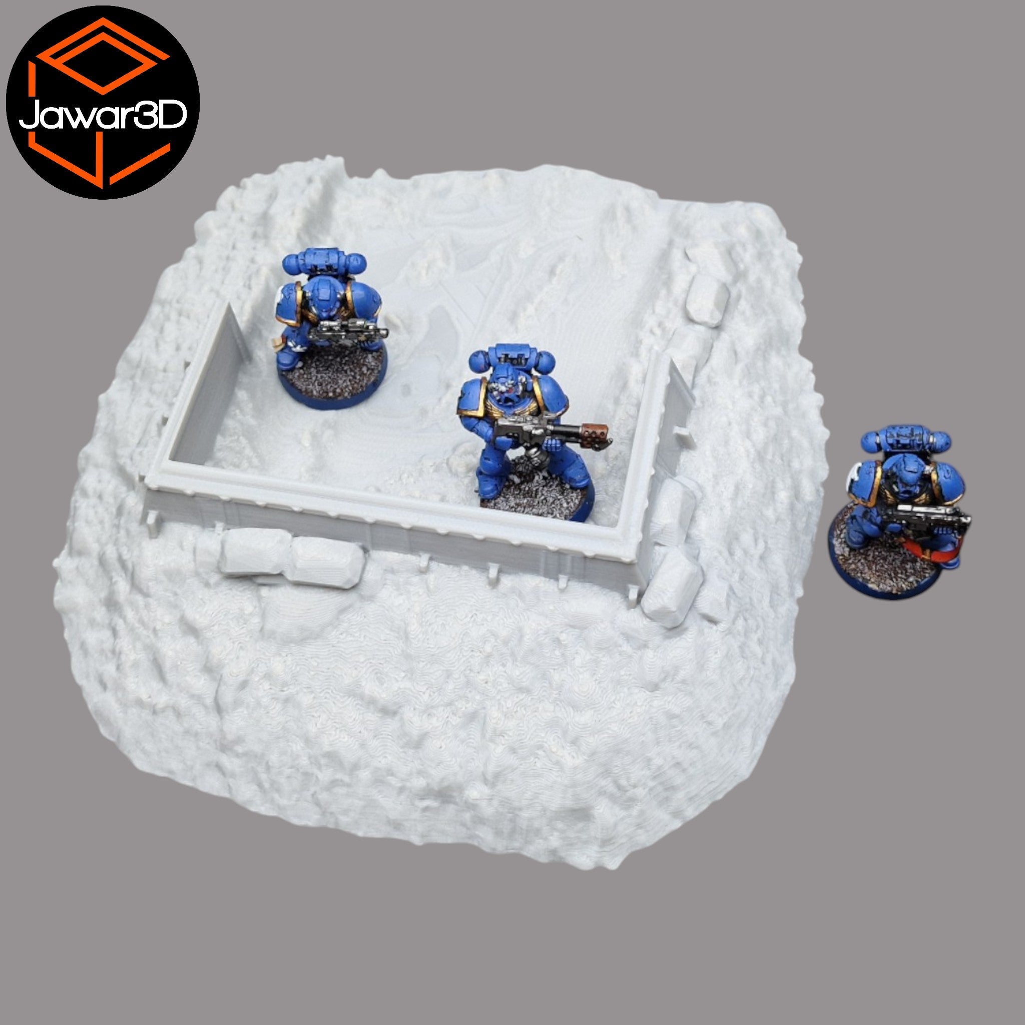 Barricade Emplacement - 28mm Wargaming Scatter Terrain Scenery Tabletop Miniature Jawar3d