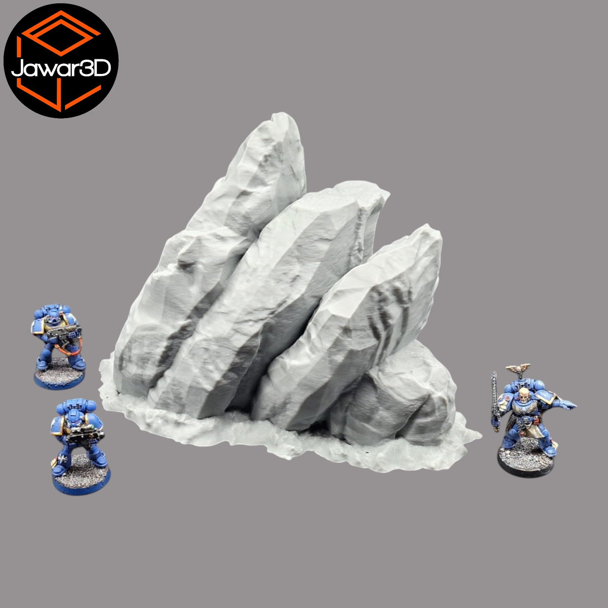 Irix Rock - 28mm Wargaming Scatter Terrain Scenery Tabletop Miniature Jawar3d