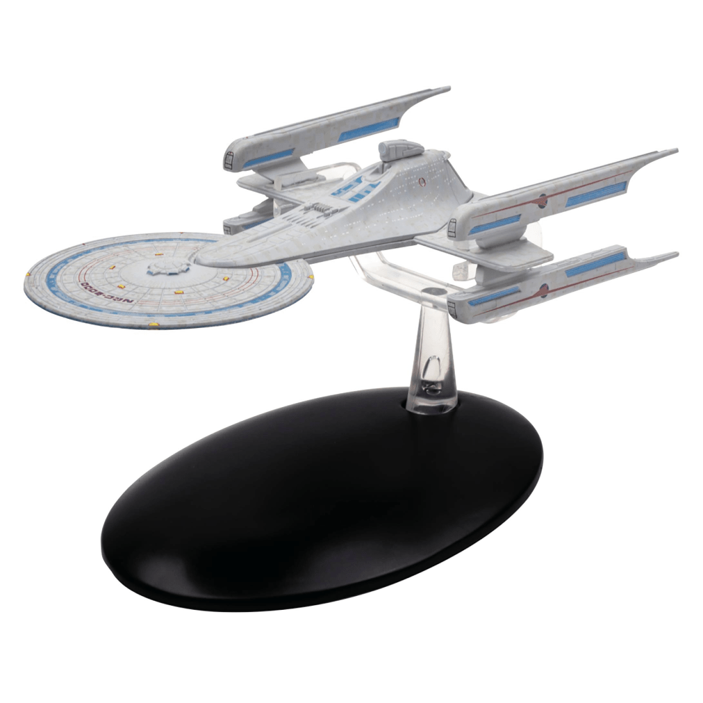 #158 U.S.S. Excelsior (Prototype II) Issue #158 Nilo Rodis Concept Model Diecast Ship (Eaglemoss / Star Trek) Real Merch