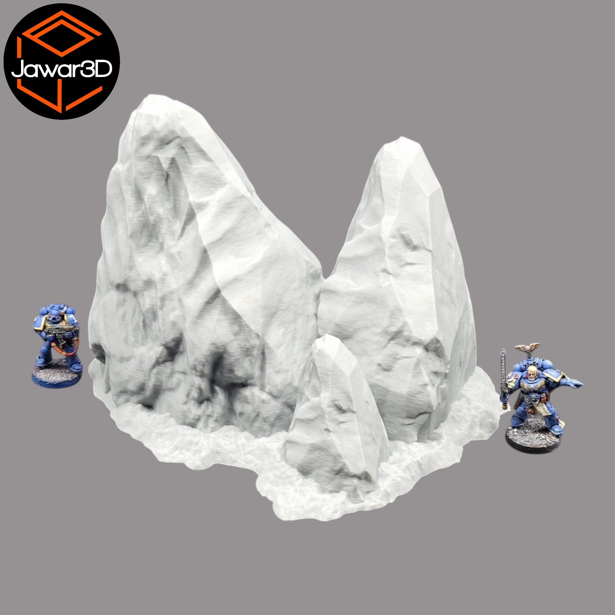 Irix Rock Duo - 28mm Wargaming Scatter Terrain Scenery Tabletop Miniature Jawar3d