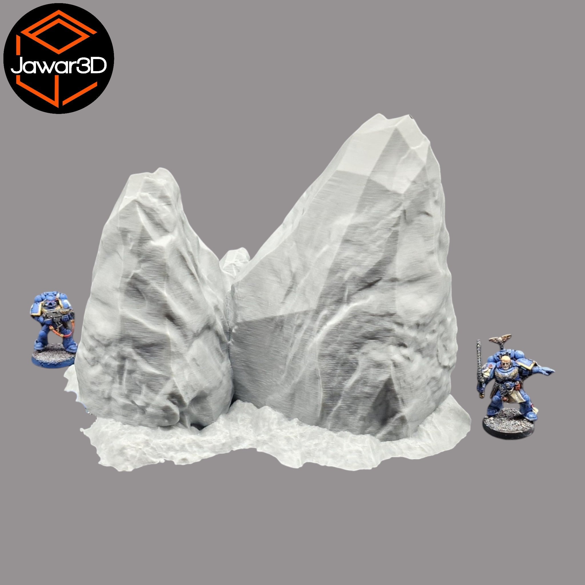 Irix Rock Duo - 28mm Wargaming Scatter Terrain Scenery Tabletop Miniature Jawar3d
