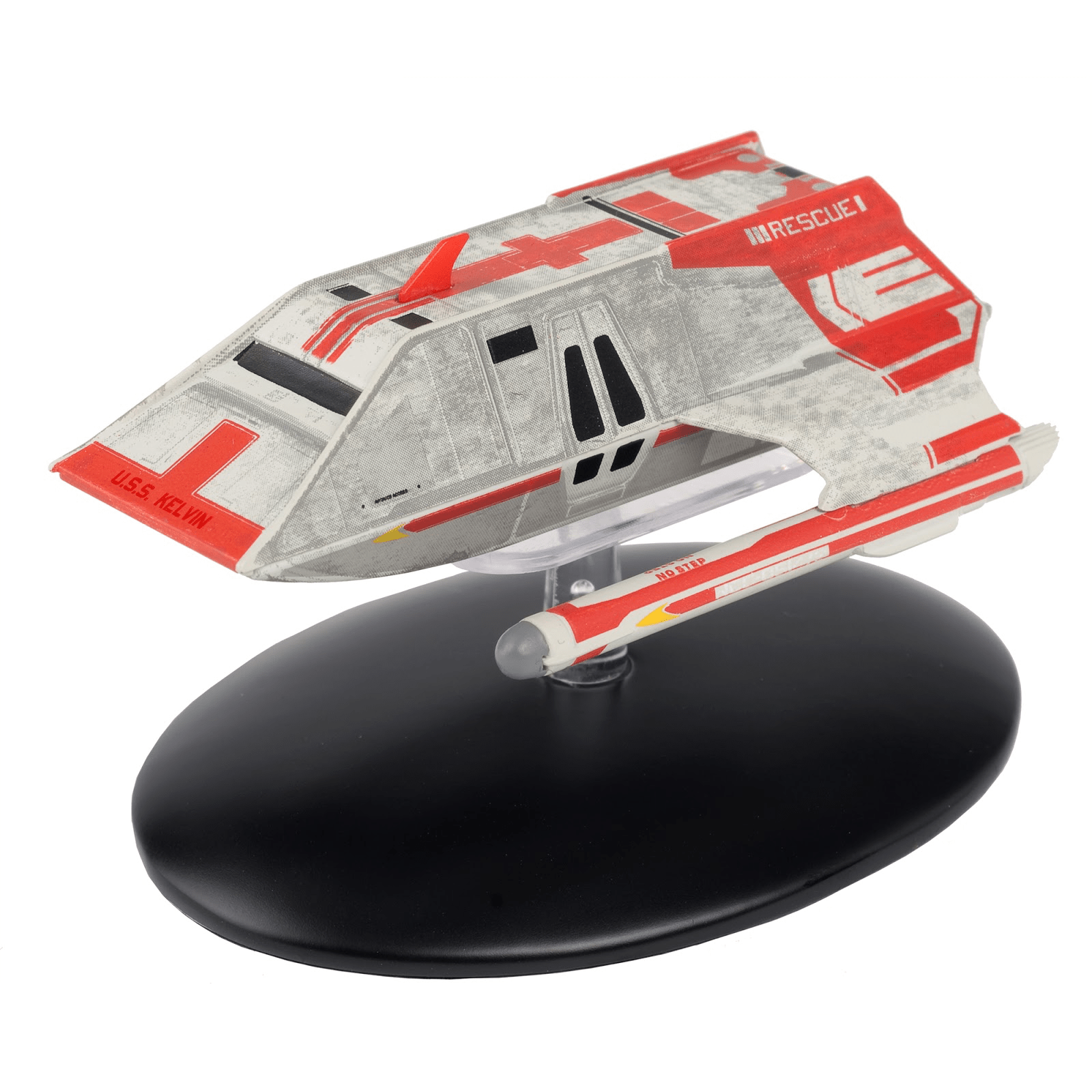 #15 Kelvin-Type Med Evac Shuttle Model Diecast Shuttlecraft Ship (Eaglemoss / Star Trek) Real Merch