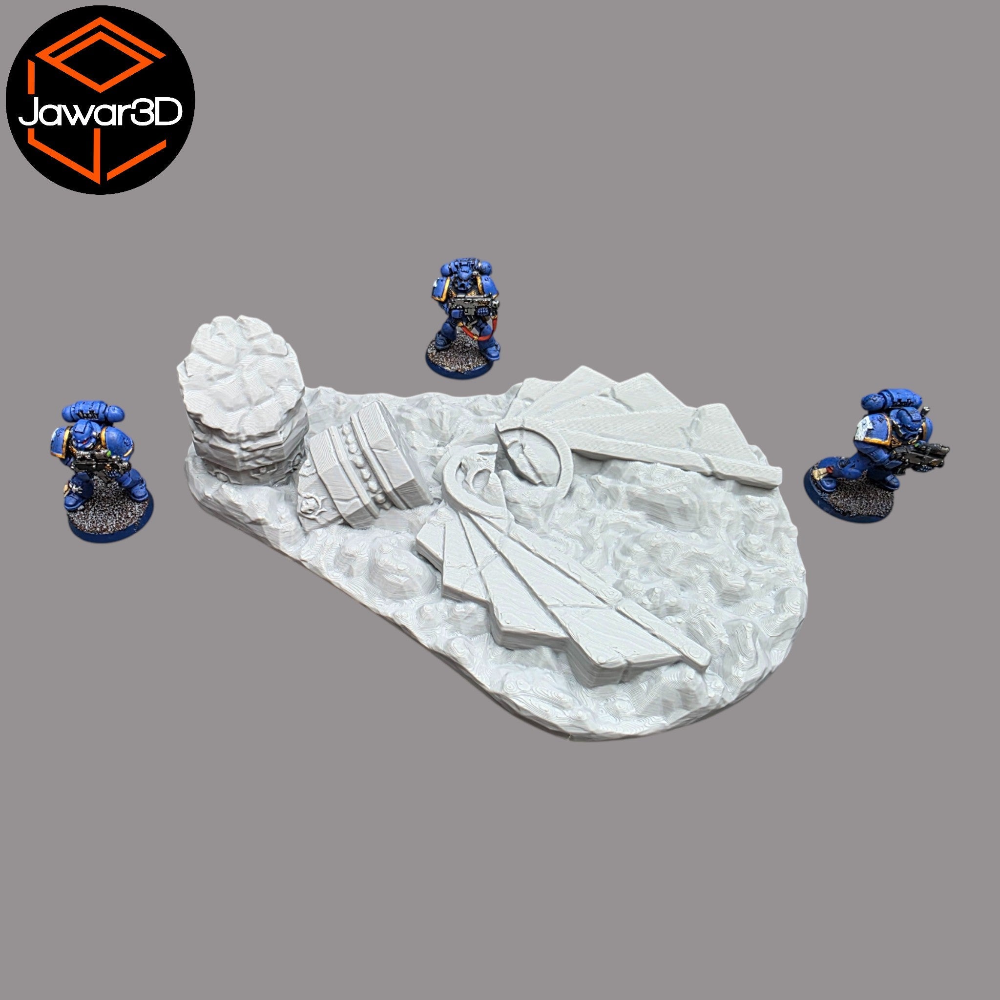 Nyxar Ruins - 28mm Wargaming Scatter Terrain Scenery Tabletop Miniature Jawar3d