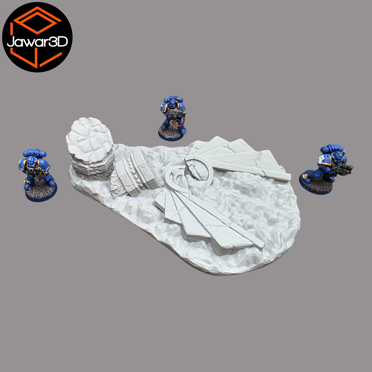 Nyxar Ruins - 28mm Wargaming Scatter Terrain Scenery Tabletop Miniature Jawar3d