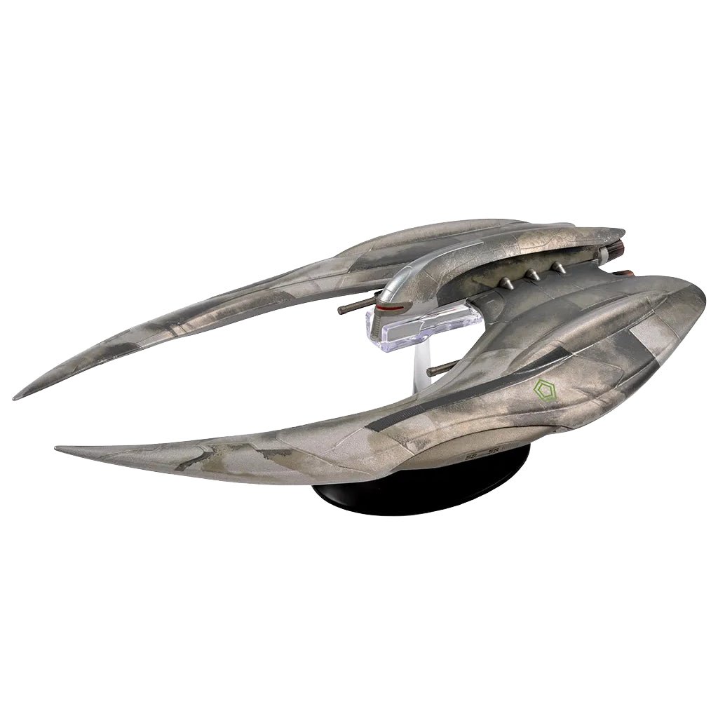 #02 Modern Cylon Raider (2004 Series) Model Diecast Ship (Eaglemoss / Battlestar Galactica) Real Merch