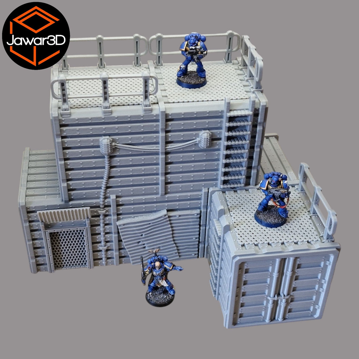 Nyxar Habitat #2 - 28mm Wargaming Scatter Terrain Scenery Tabletop Miniature Jawar3d