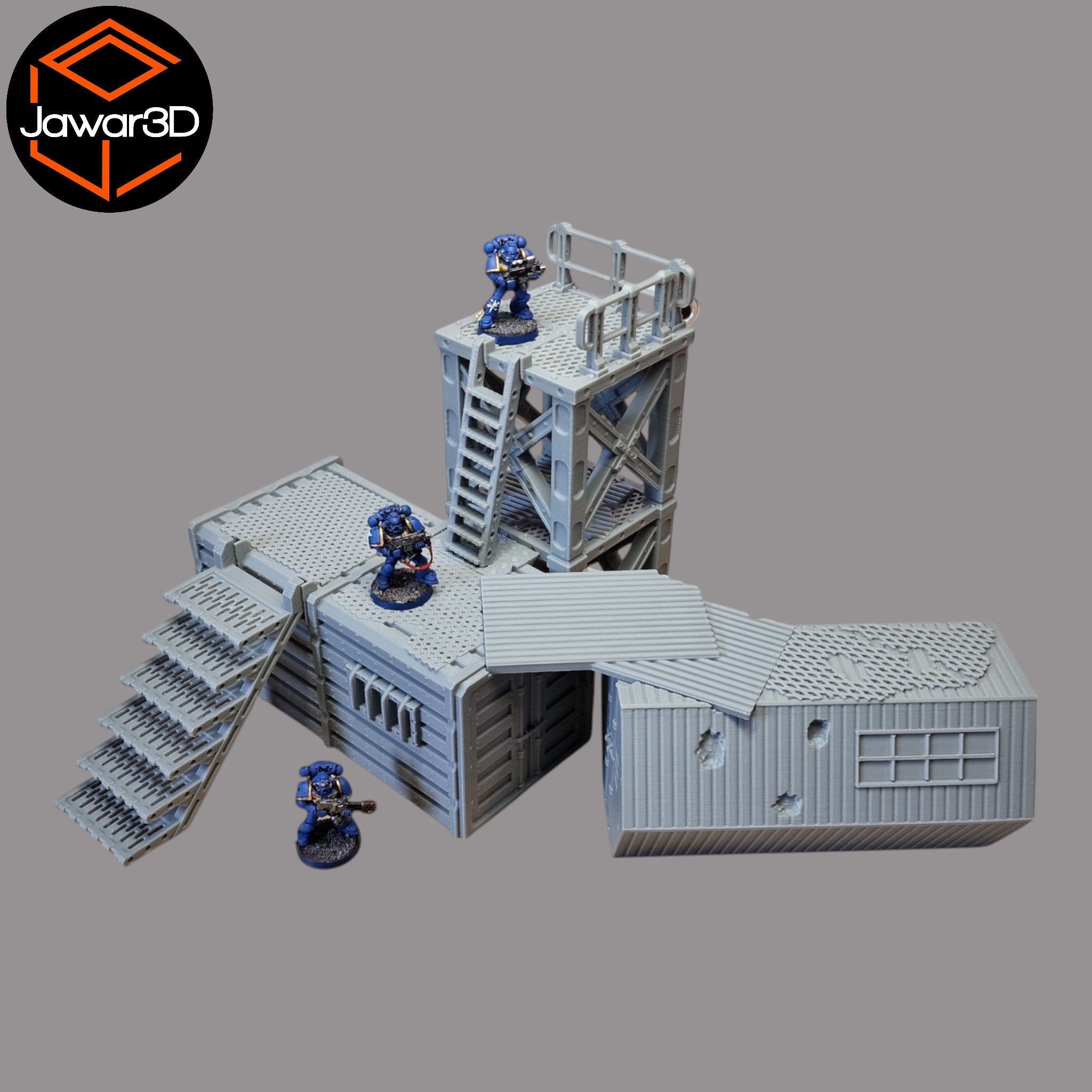 Nyxar Habitat #4 - 28mm Wargaming Scatter Terrain Scenery Tabletop Miniature Jawar3d