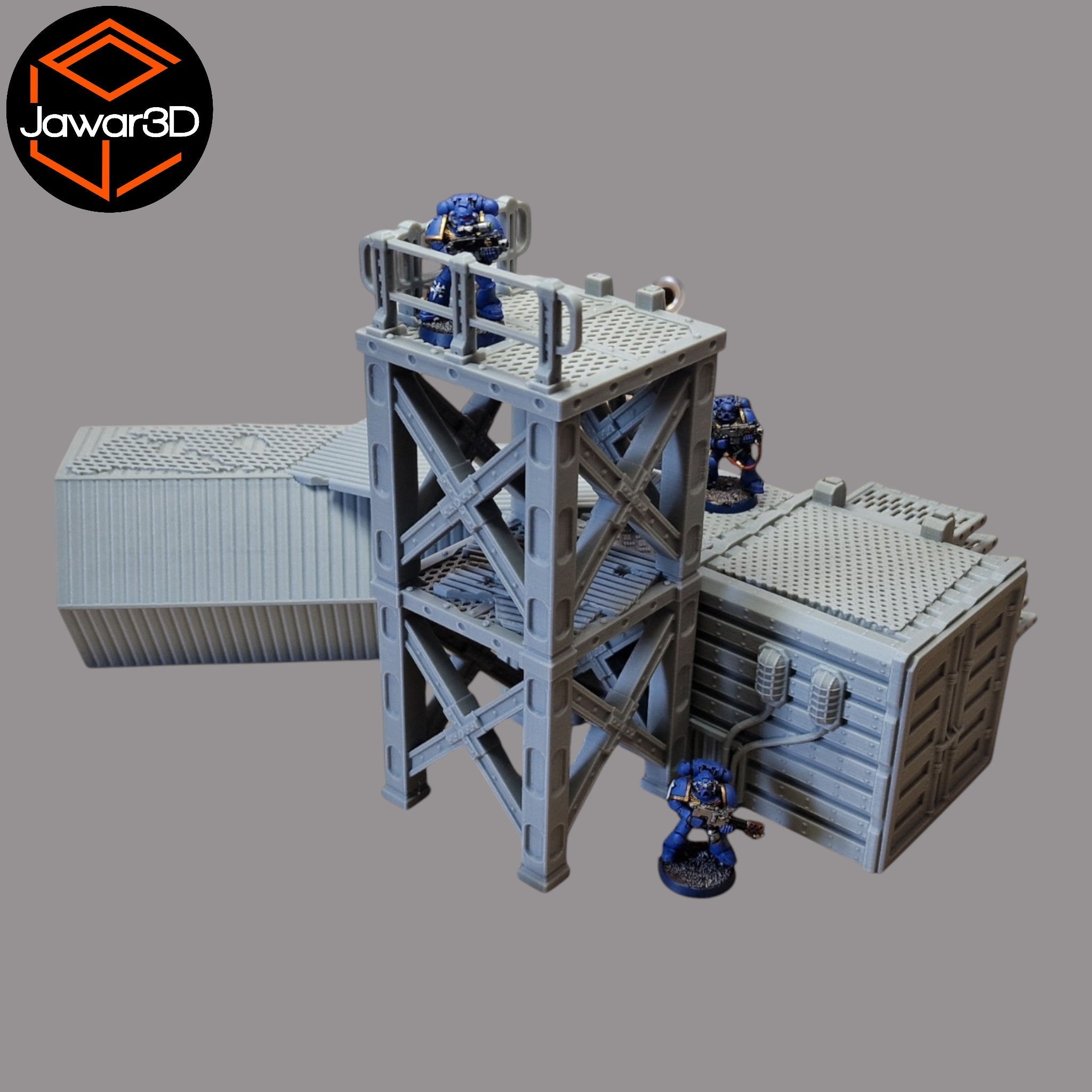 Nyxar Habitat #4 - 28mm Wargaming Scatter Terrain Scenery Tabletop Miniature Jawar3d