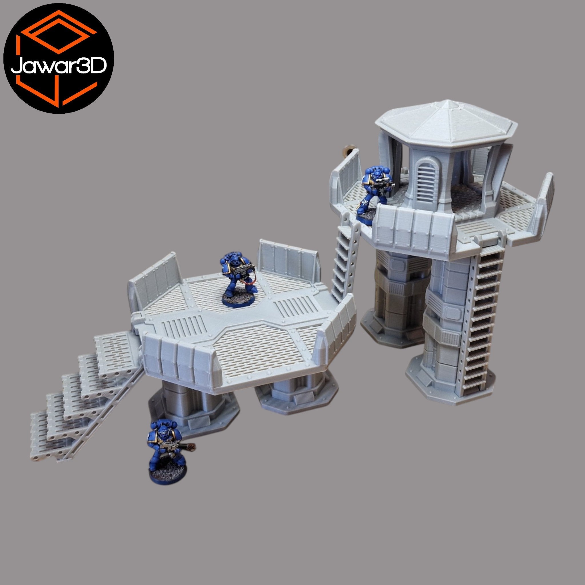 Nyxar Platforms - 28mm Wargaming Scatter Terrain Scenery Tabletop Miniature Jawar3d