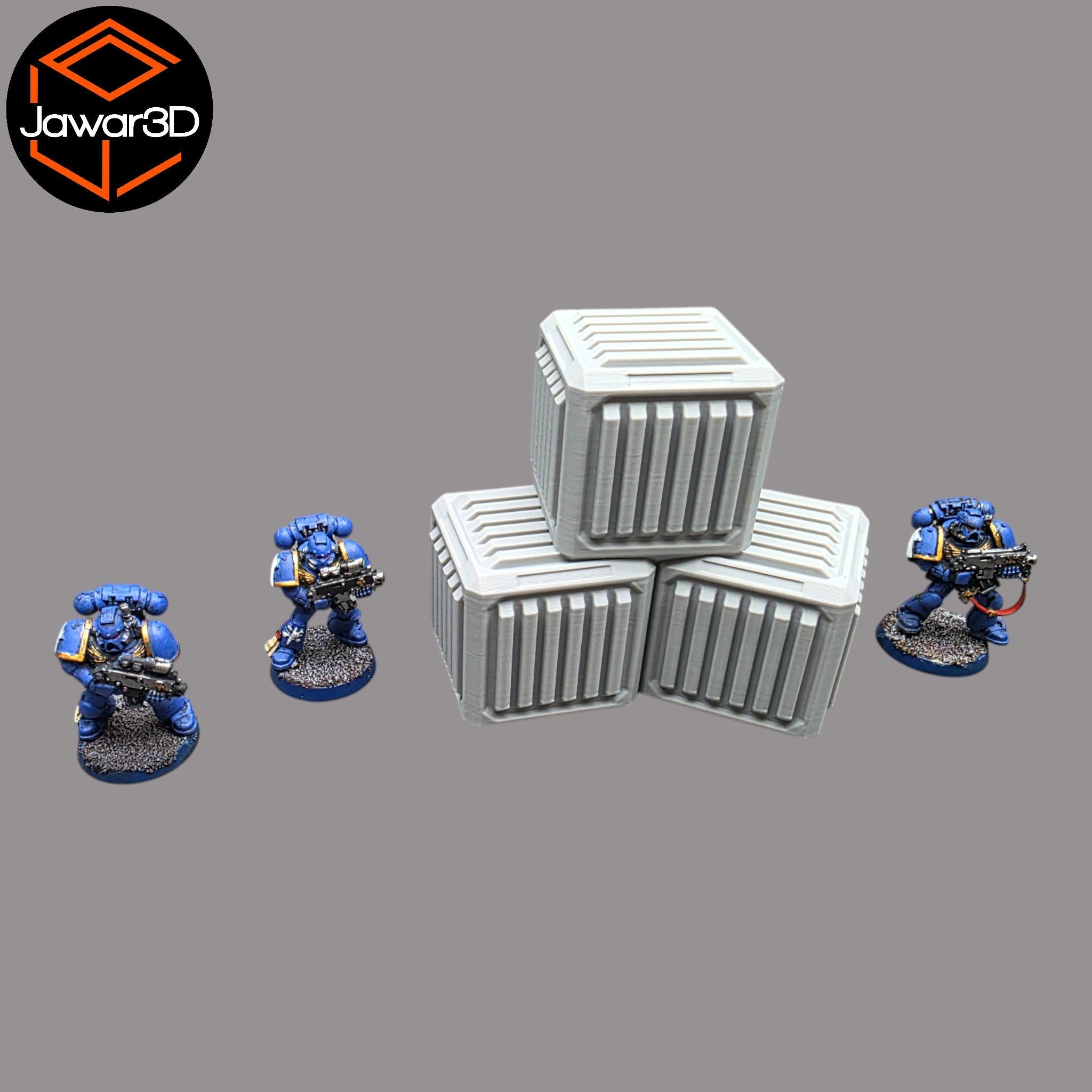 Nyxar Crates - 28mm Wargaming Scatter Terrain Scenery Tabletop Miniature Jawar3d