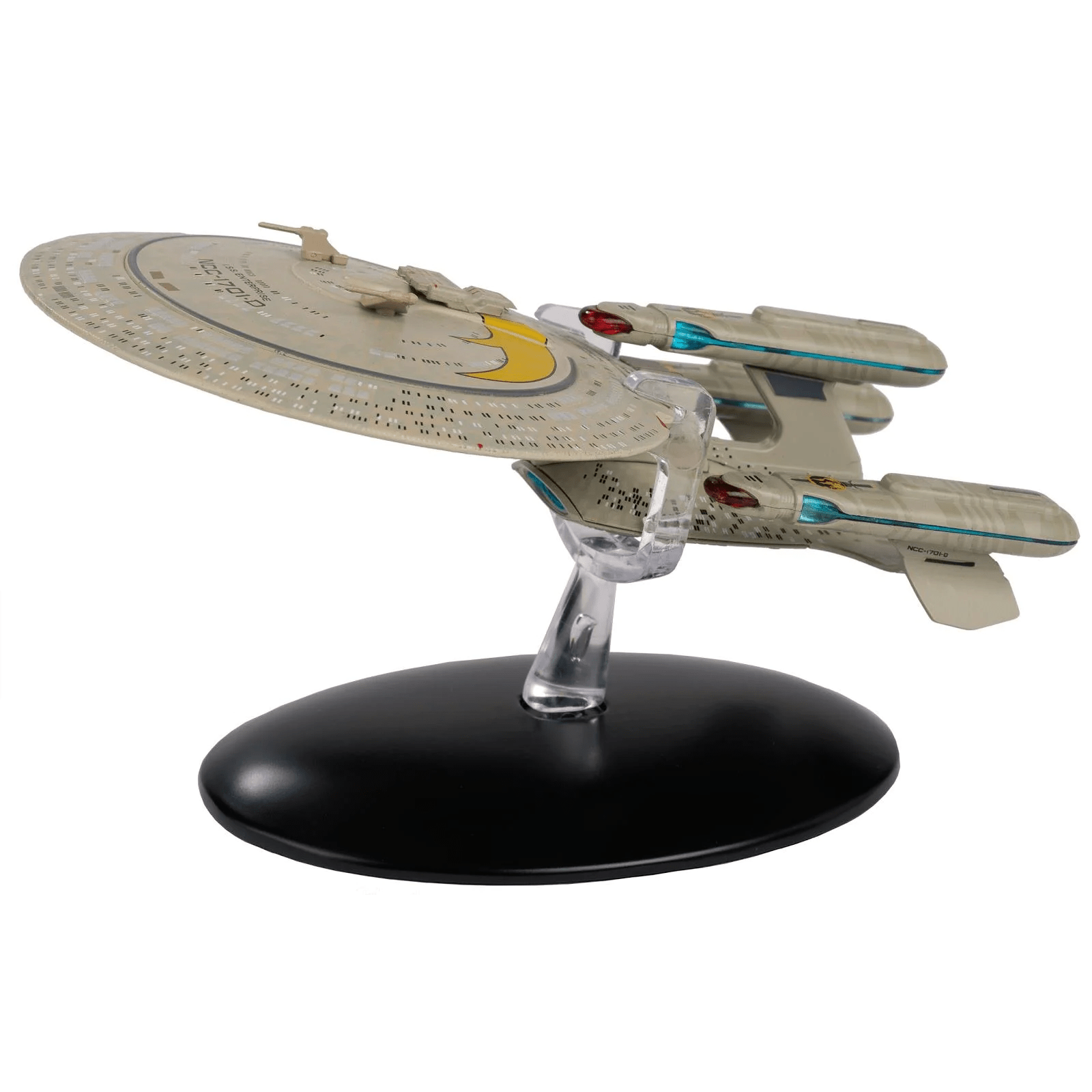 #17 I.S.S. Enterprise-D NCC-1701-D Mirror Universe (Paint Variant) Model Diecast Ship BONUS ISSUE (Eaglemoss / Star Trek) Real Merch