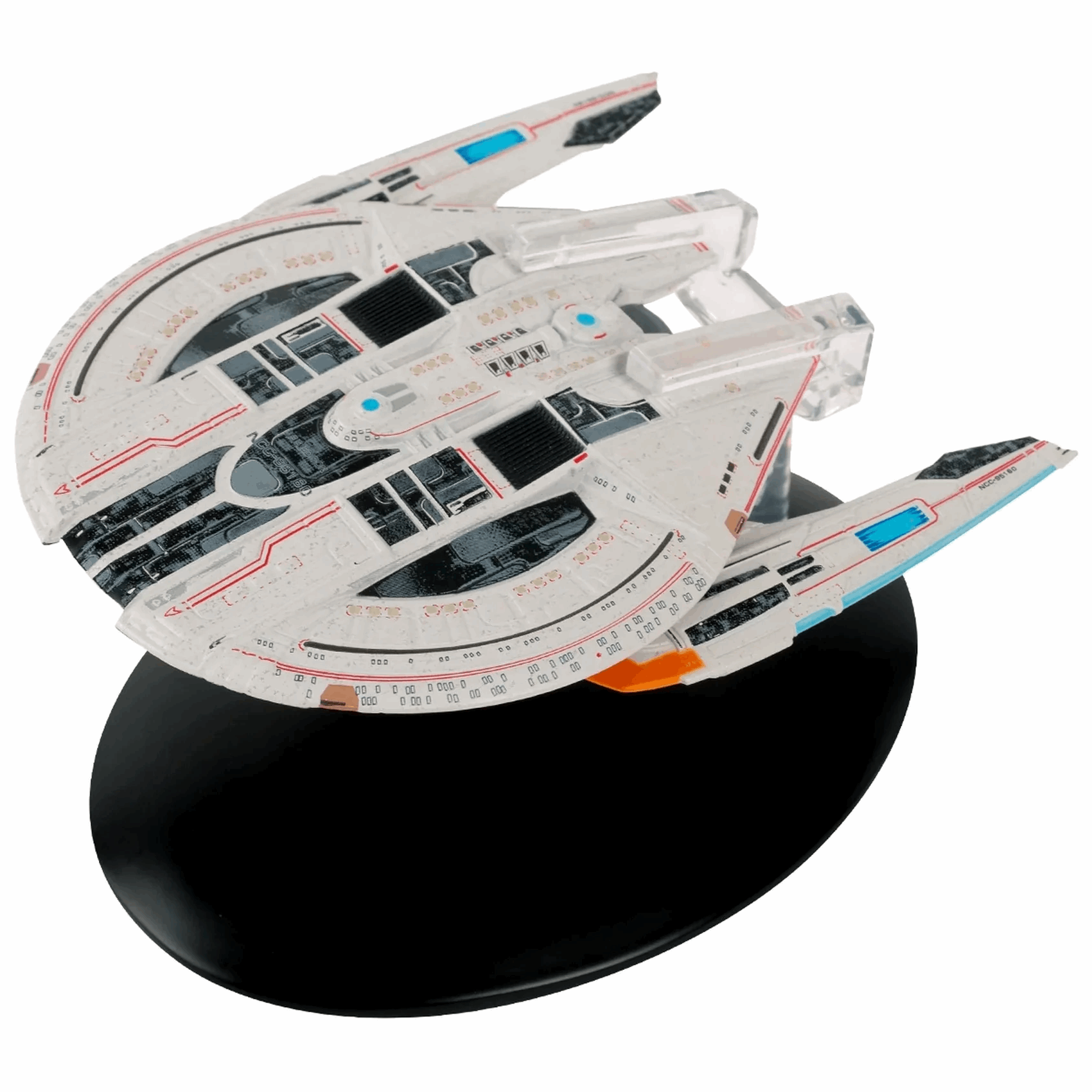 #17 U.S.S. Edison NCC-95160 Federation Temporal Warship Model Diecast Ship STO (Eaglemoss / Star Trek) Real Merch