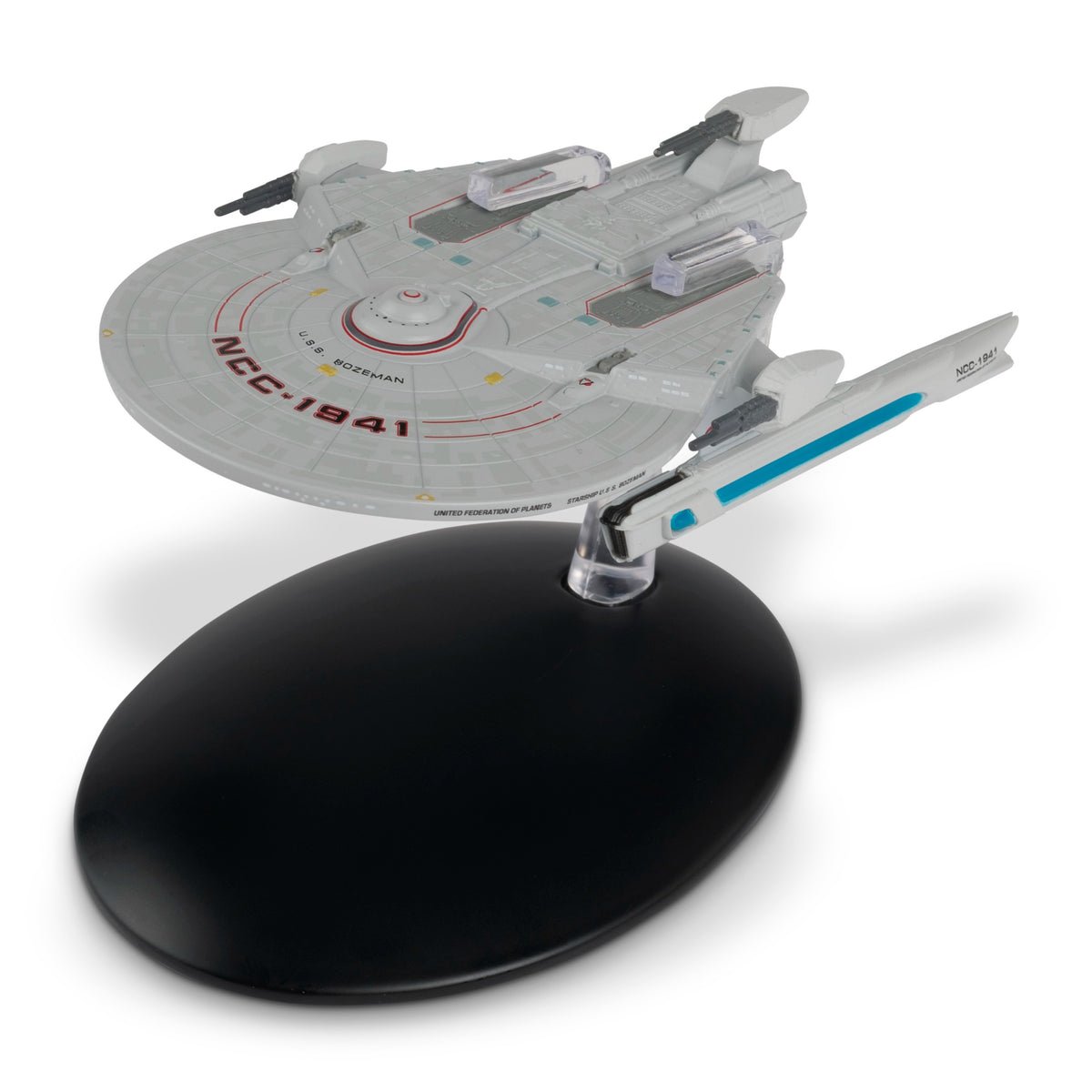 #120 U.S.S. Bozeman NCC-1941 (Soyuz Class) Model Diecast Ship (Eaglemoss / Star Trek) Real Merch