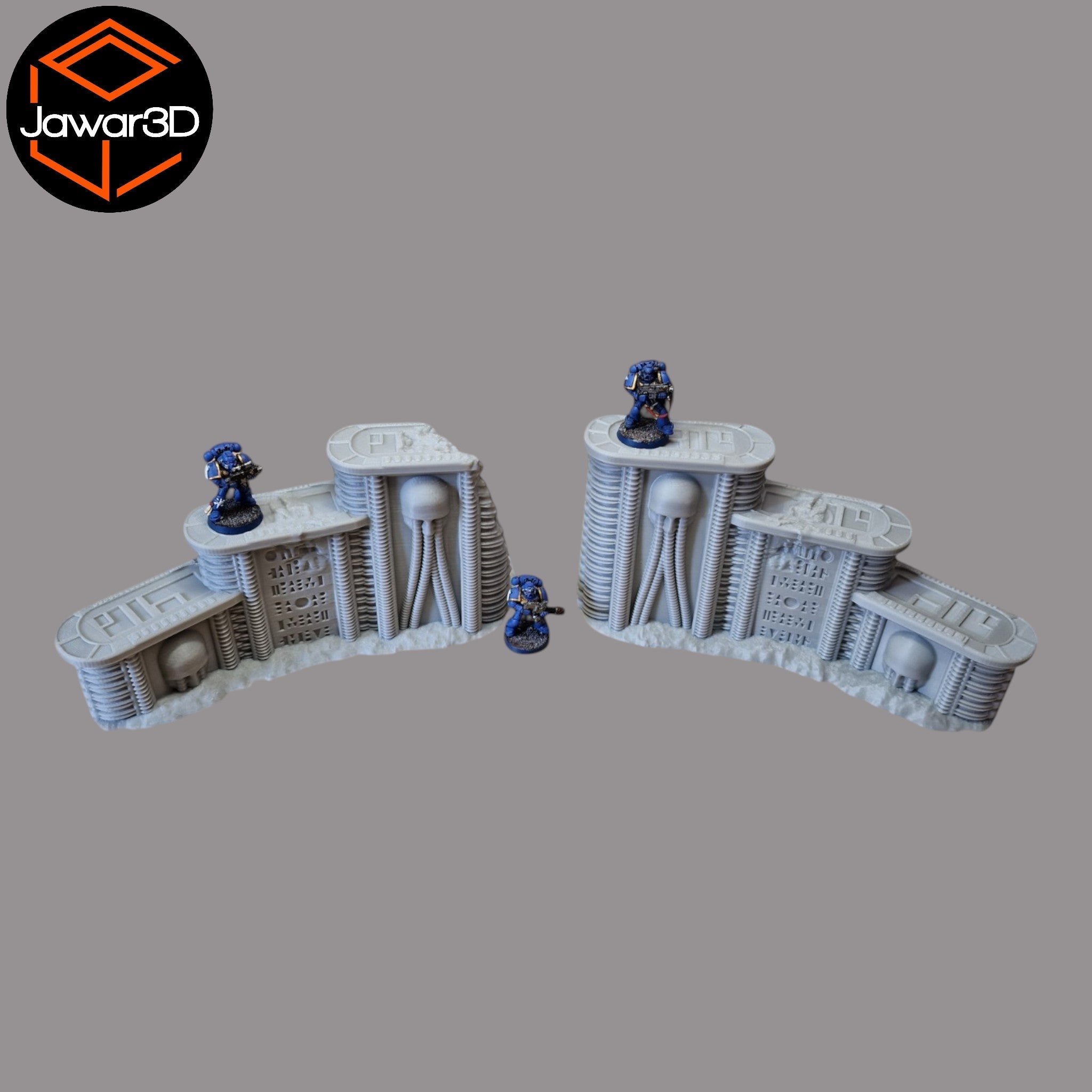 Lyra Stairs - 28mm Wargaming Scatter Terrain Scenery Tabletop Miniature Jawar3d