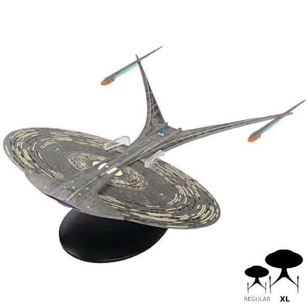 #19 U.S.S. Enterprise NCC-1701-J (Universe-class) XL EDITION Diecast Model Ship (Eaglemoss / Star Trek) Real Merch