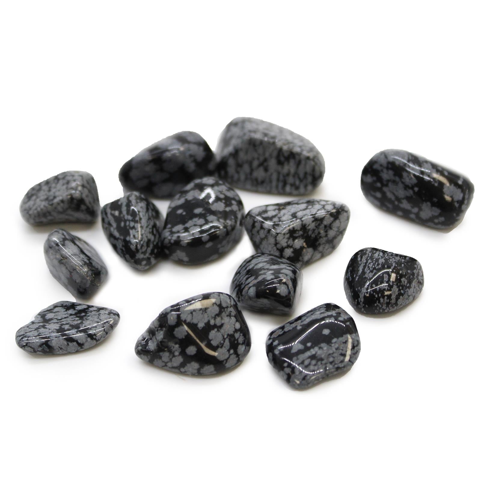 Obsidian Snowflake Tumblestone Curious Minds