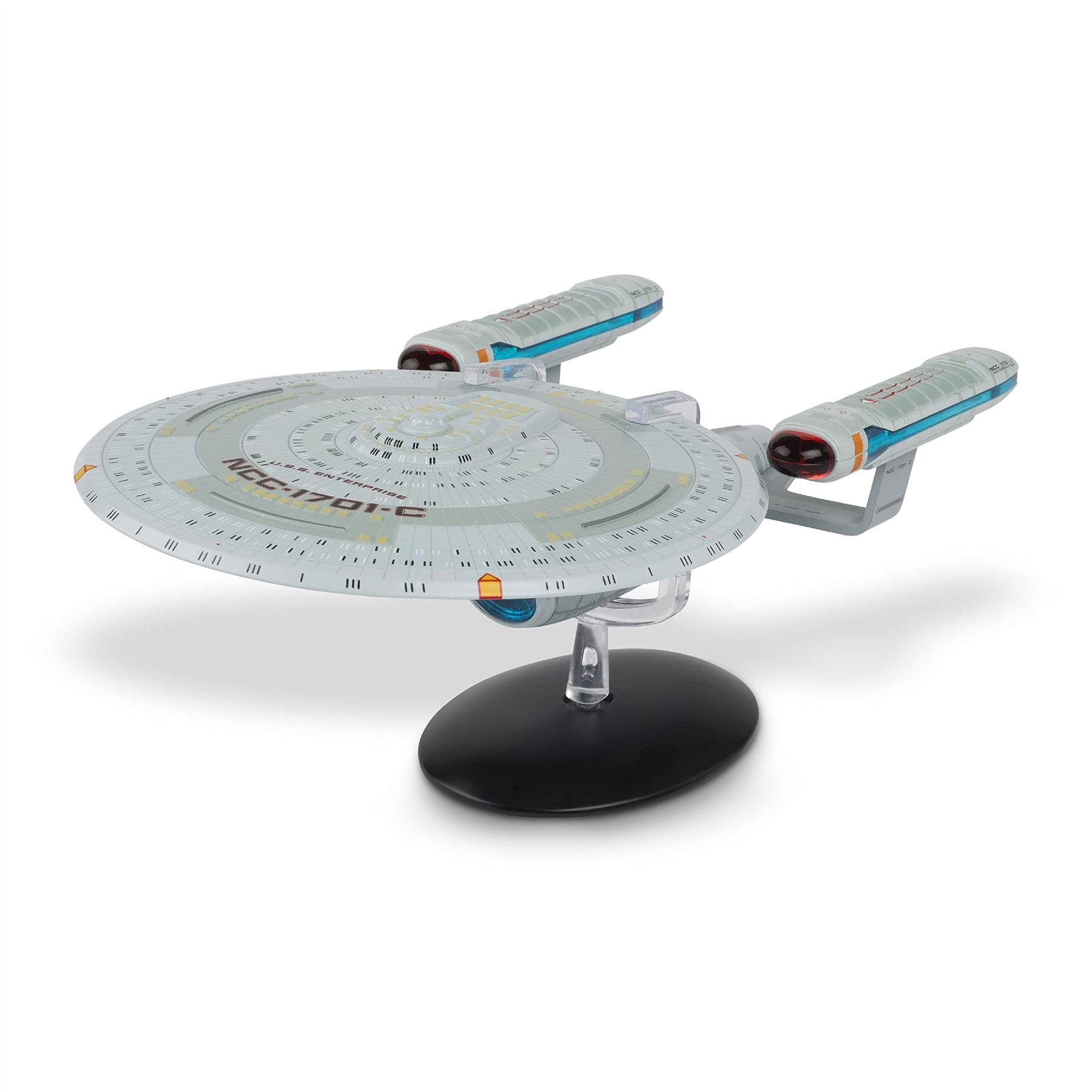 #10 U.S.S. Enterprise NCC-1701-C XL EDITION Model Die Cast Ship (Eaglemoss / Star Trek) Real Merch
