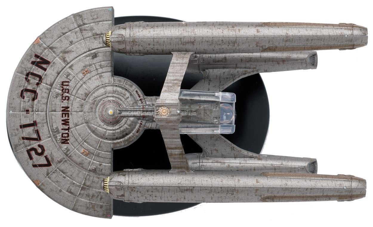 #28 U.S.S. Newton NCC-1727 (Newton-type) Model Diecast Ship BONUS ISSUE (Eaglemoss / Star Trek) Real Merch