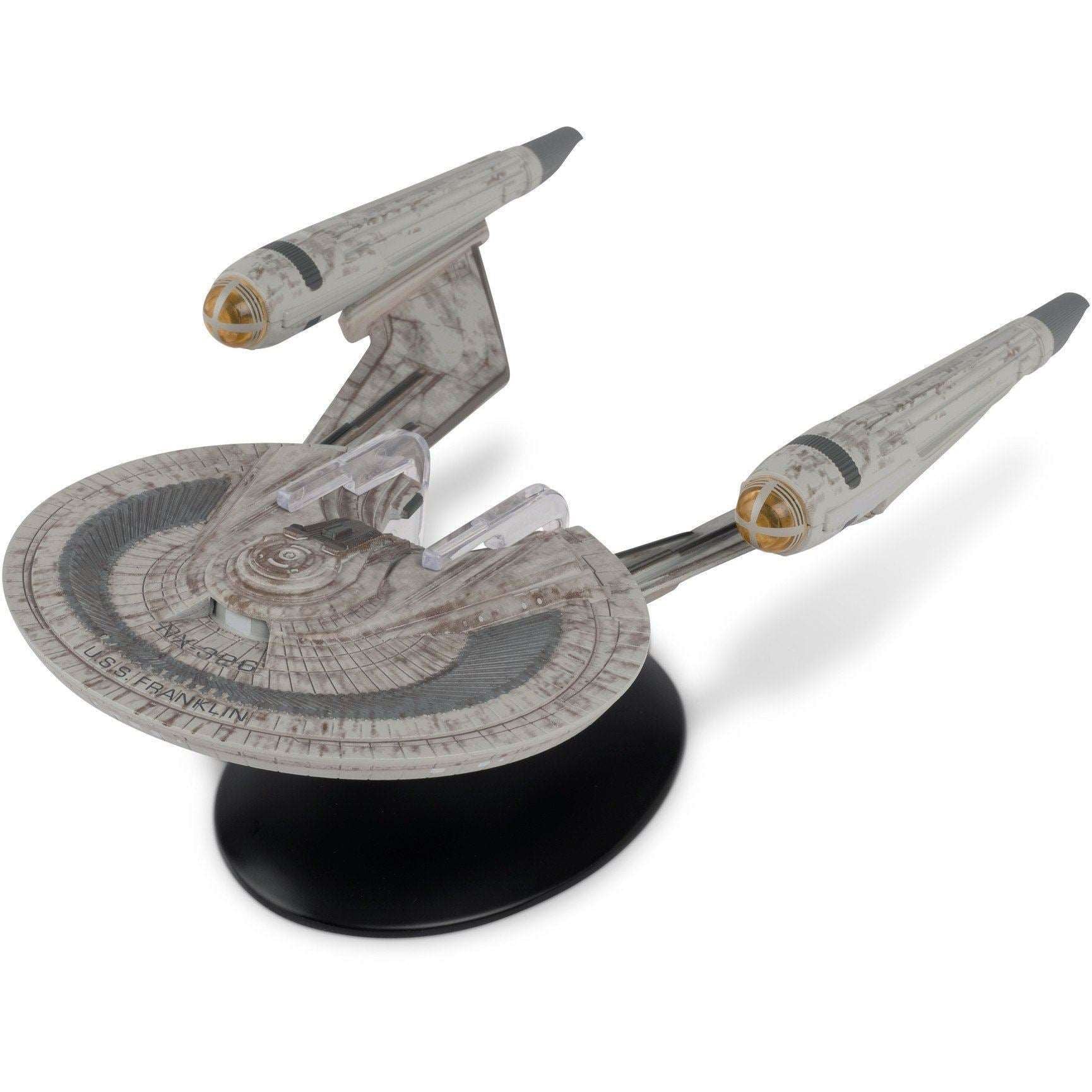 #08 U.S.S. Franklin NX-326 Model Die Cast Ship SPECIAL ISSUE (Eaglemoss / Star Trek) Real Merch