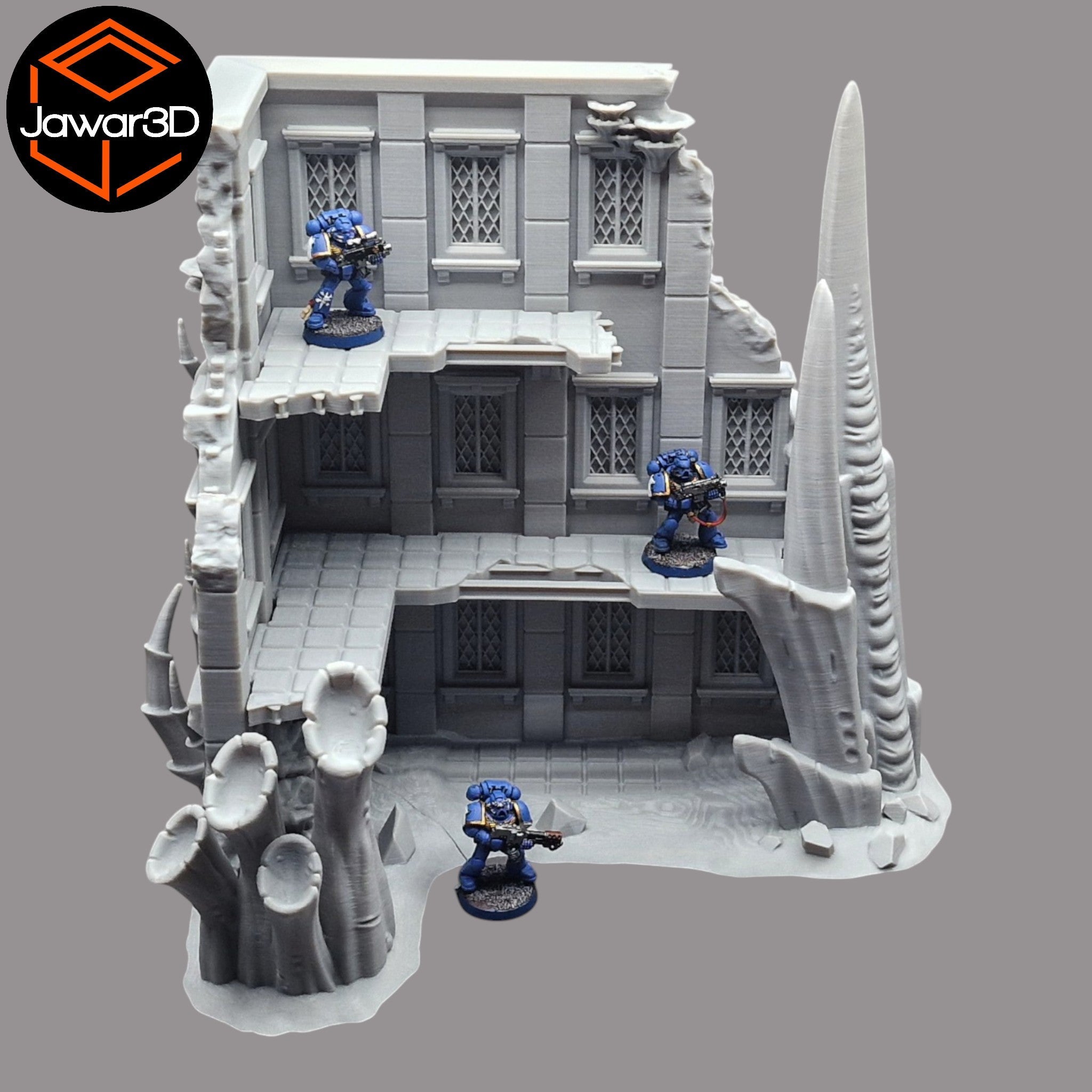 Thalor Wreck #4 - 28mm Wargaming Scatter Terrain Scenery Tabletop Miniature Jawar3d