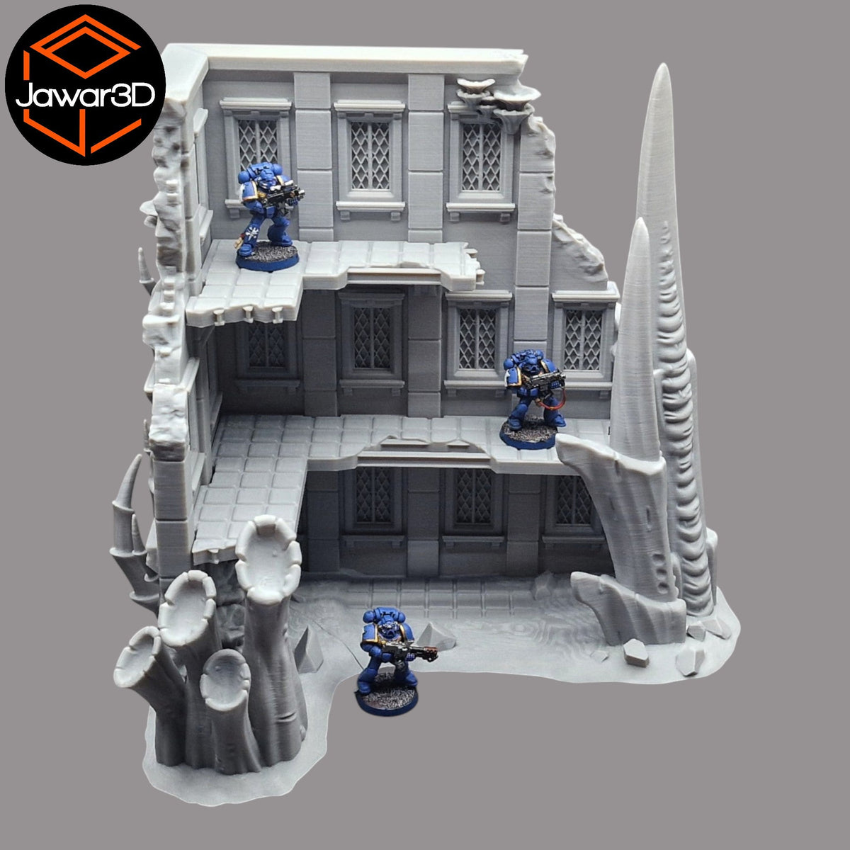 Thalor Wreck #4 - 28mm Wargaming Scatter Terrain Scenery Tabletop Miniature Jawar3d