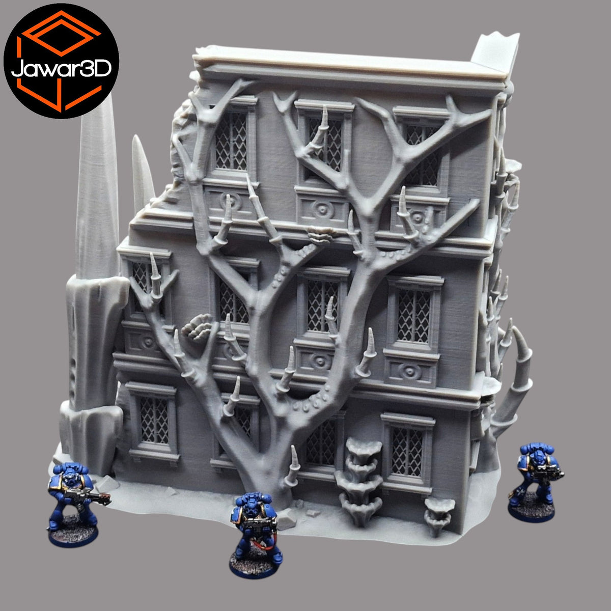 Thalor Wreck #4 - 28mm Wargaming Scatter Terrain Scenery Tabletop Miniature Jawar3d