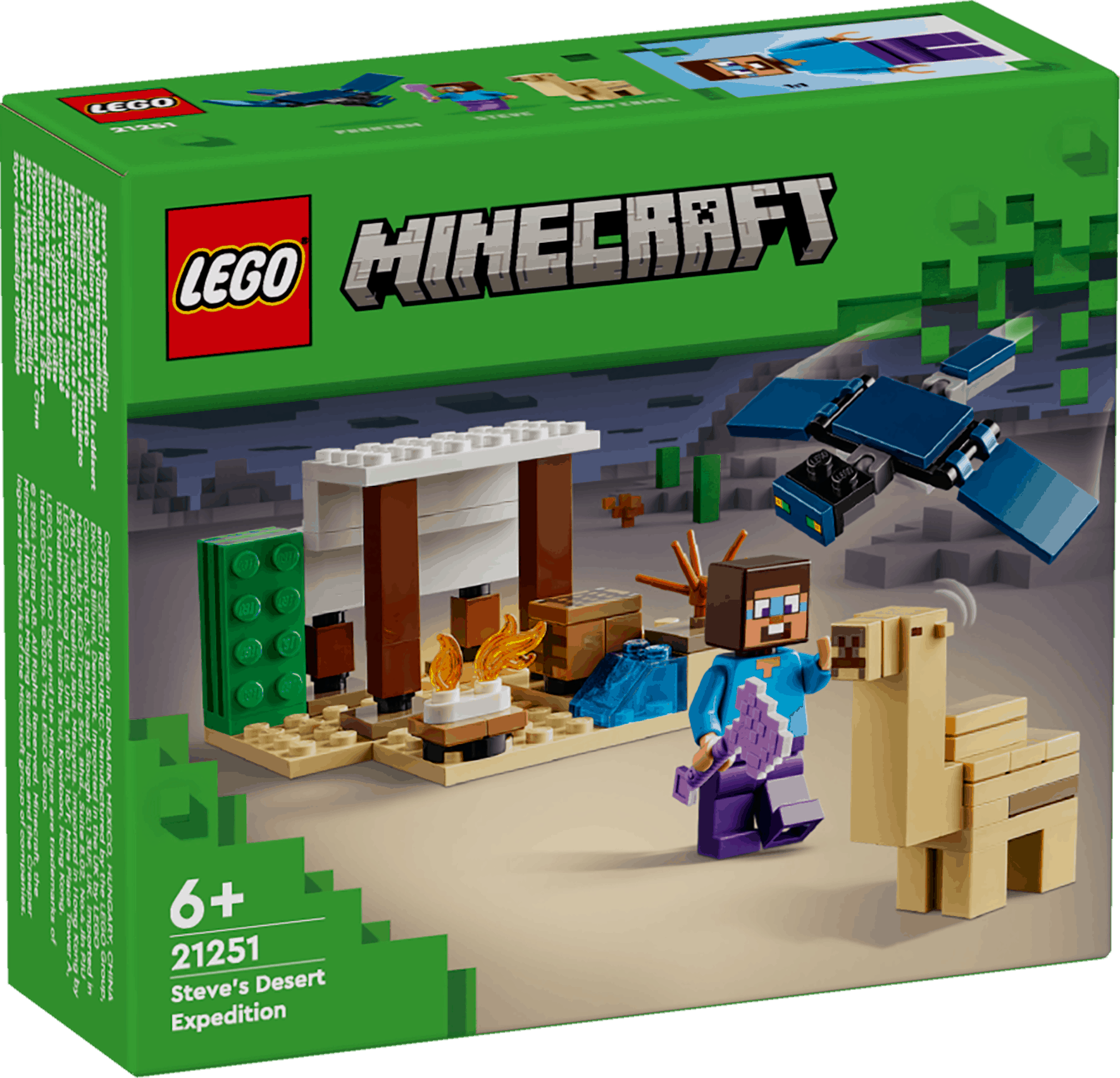 Lego Minecraft 21251 Steve's Desert Expedition Playset for Ages 6 & Up Curious Minds