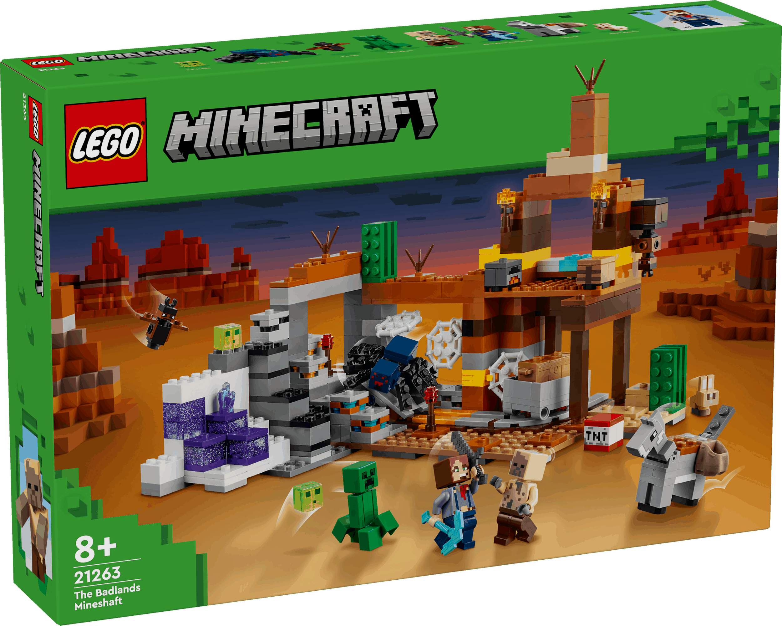 Lego Minecraft 21263 The Badlands Mineshaft Plasyet for Ages 8 and Up Curious Minds