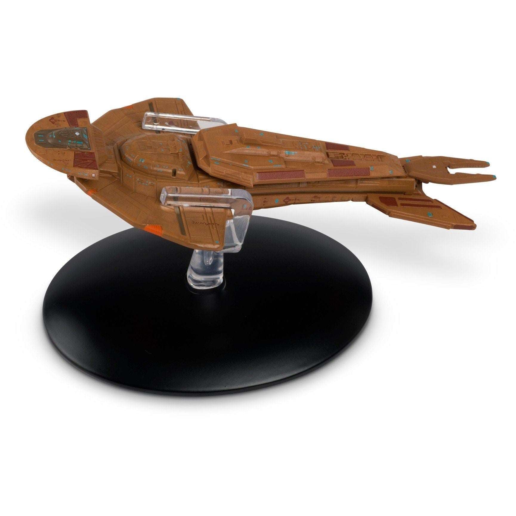 #136 Cardassian Keldon Class Cruiser Model Die Cast Ship (Eaglemoss / Star Trek) Real Merch