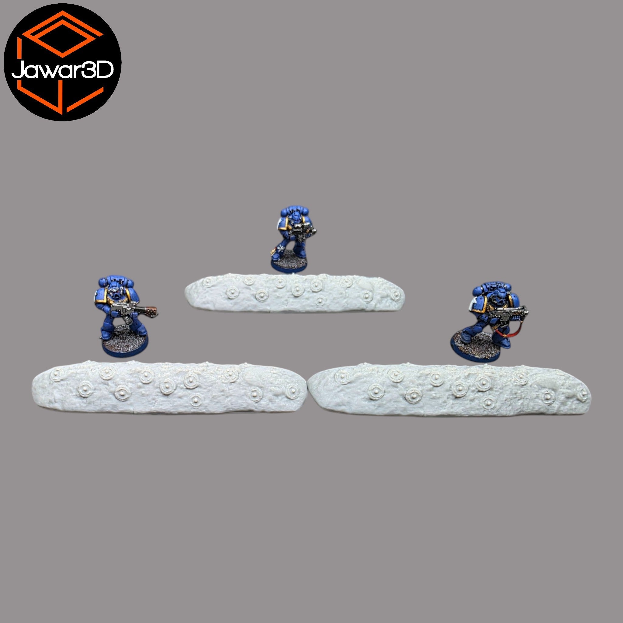 Buried Mines x3 - 28mm Wargaming Scatter Terrain Scenery Tabletop Miniature Jawar3d