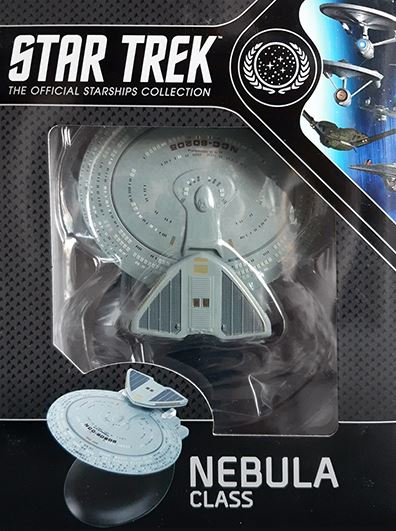 #23 / #16 U.S.S. Honshu NCC-60205 (Nebula Class) Model Die Cast Ship (Eaglemoss / Star Trek) Real Merch