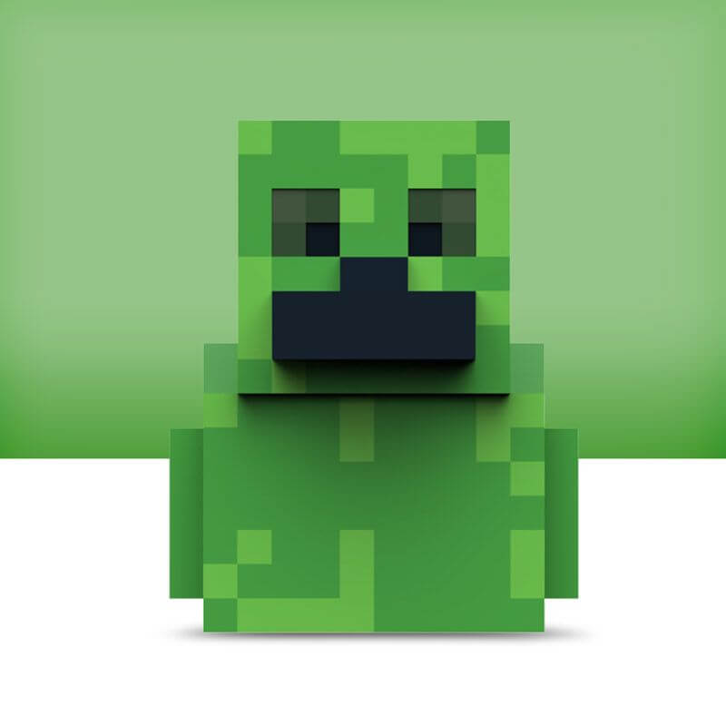 Minecraft Tubbz 1st Edition Creeper Tubbz