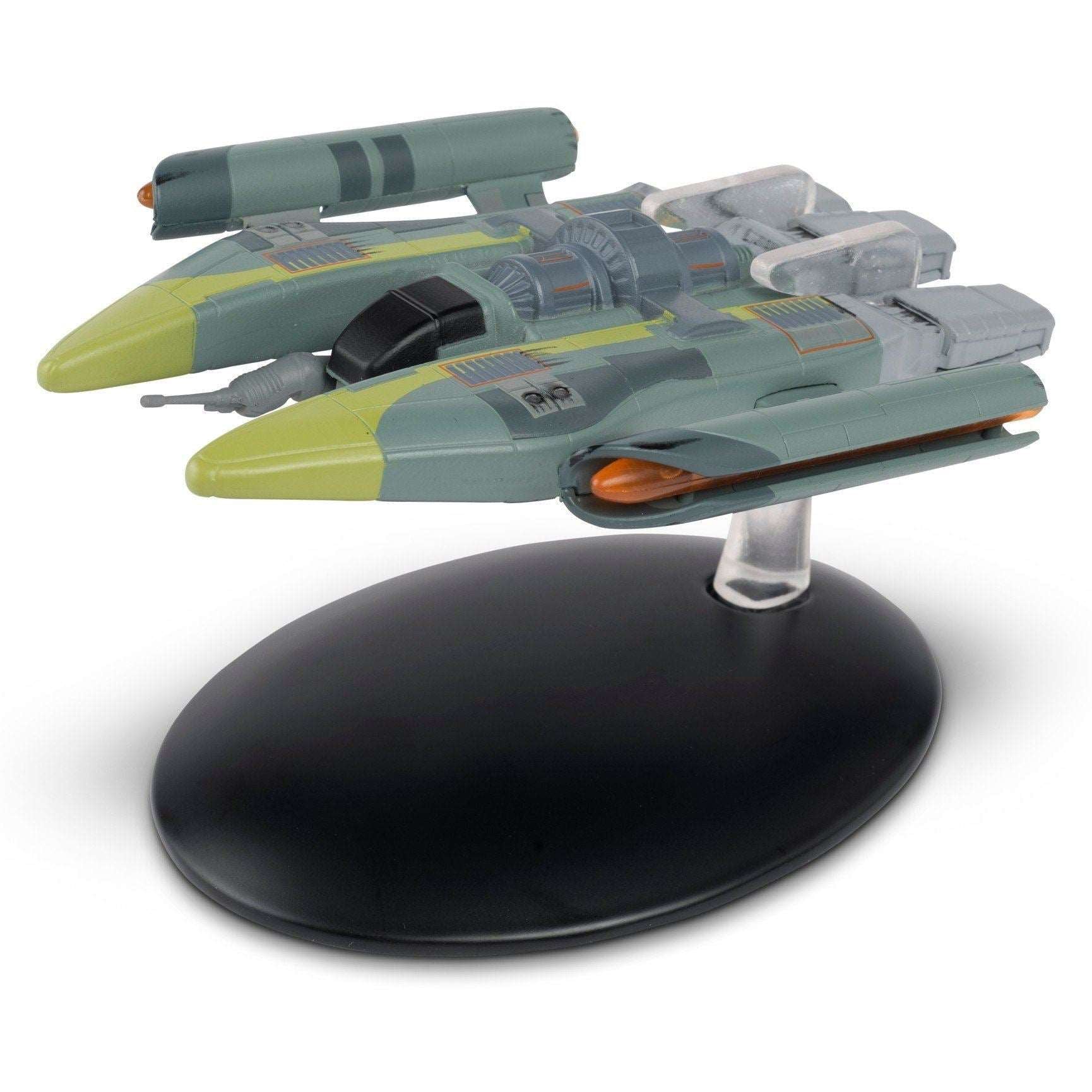 #139 Vaadwaur Assault Fighter Model Die Cast Ship (Eaglemoss / Star Trek) Real Merch