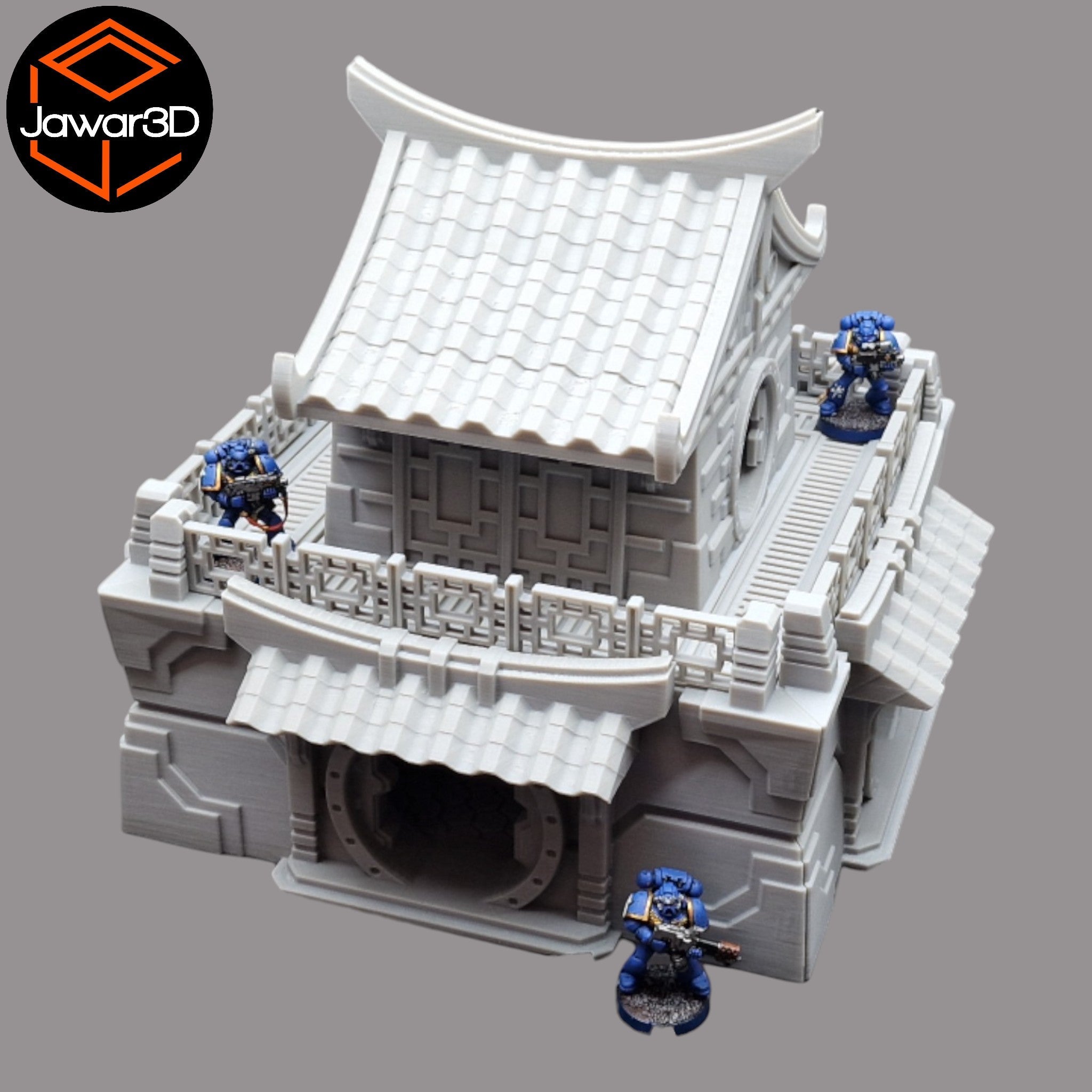 Draven Temple - 28mm Wargaming Scatter Terrain Scenery Tabletop Miniature Jawar3d