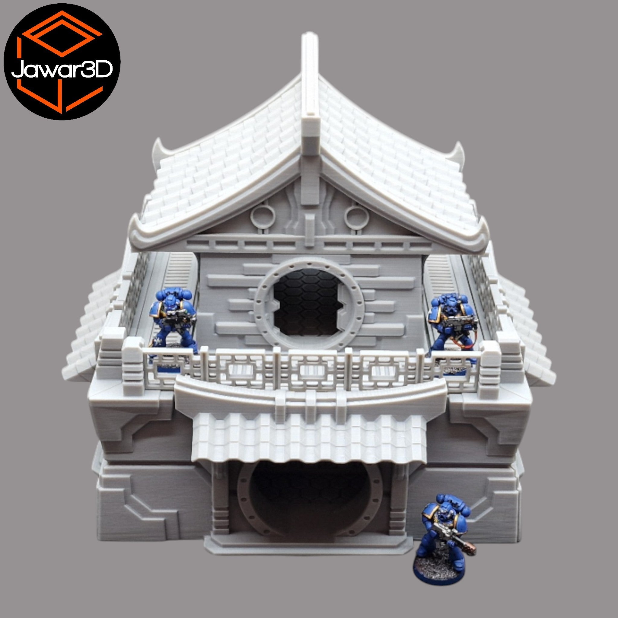 Draven Temple - 28mm Wargaming Scatter Terrain Scenery Tabletop Miniature Jawar3d