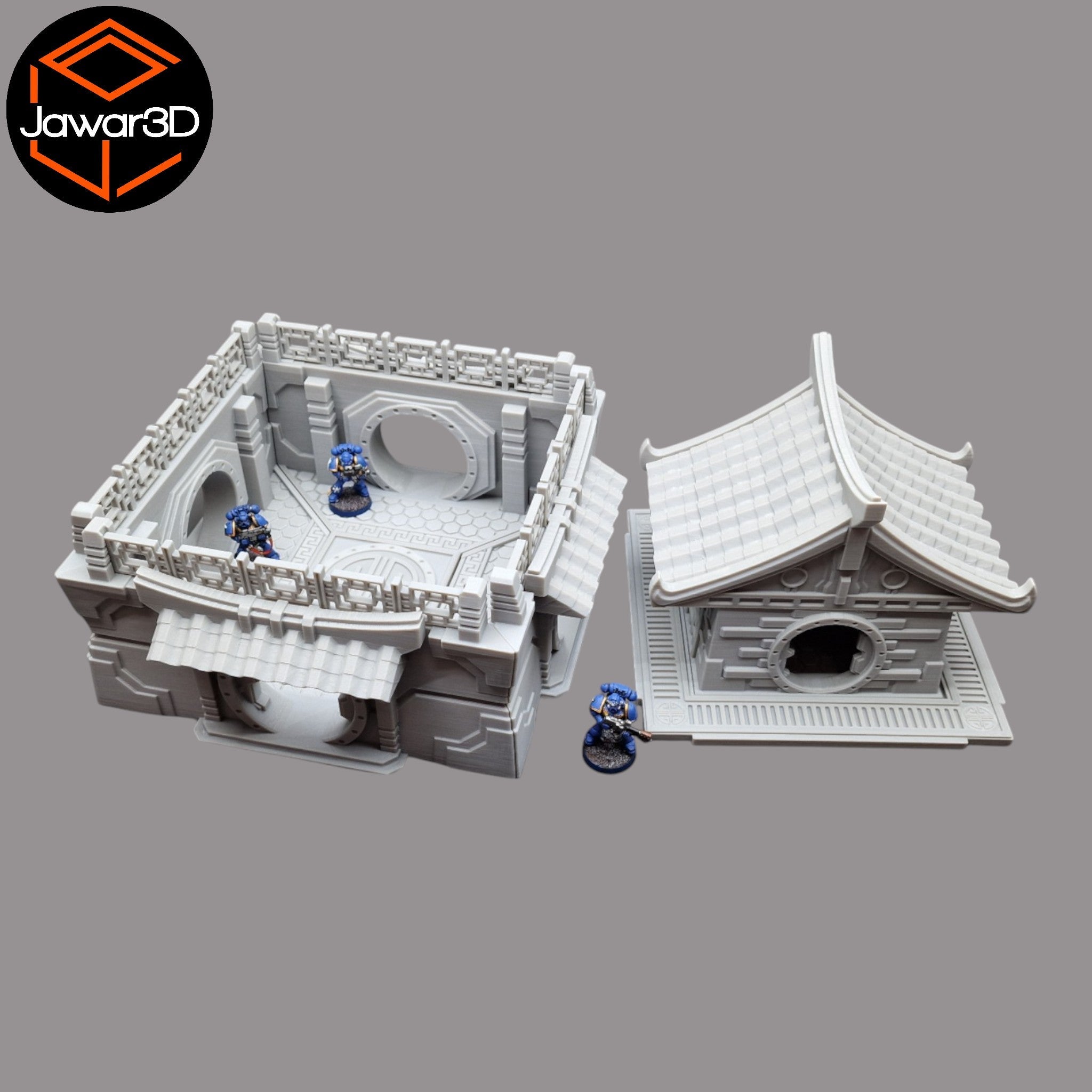 Draven Temple - 28mm Wargaming Scatter Terrain Scenery Tabletop Miniature Jawar3d