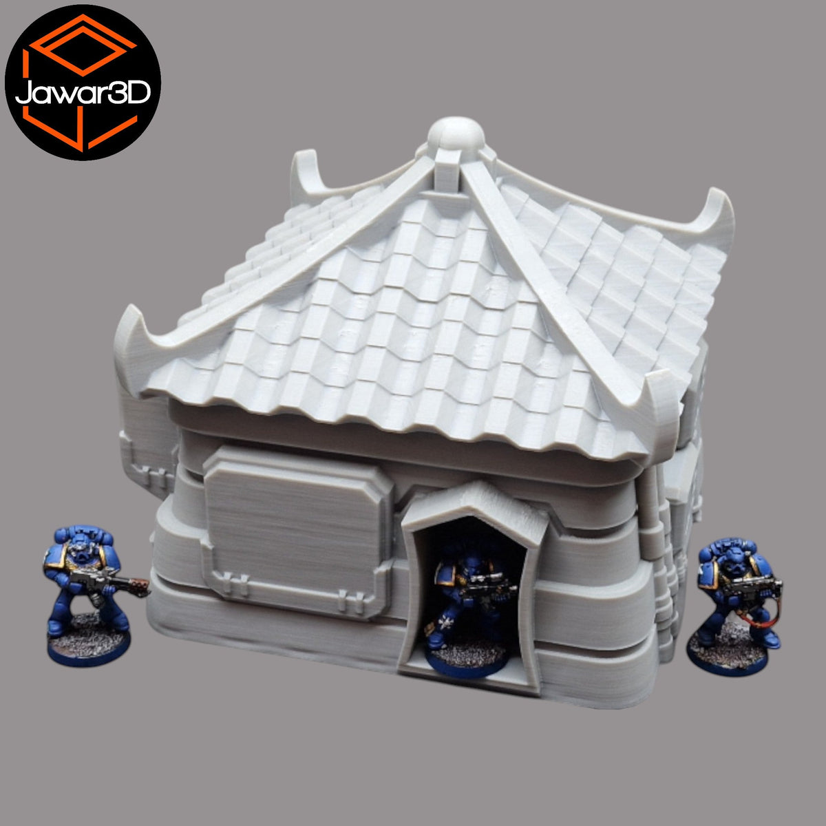 Eldrin Temple - 28mm Wargaming Scatter Terrain Scenery Tabletop Miniature Jawar3d