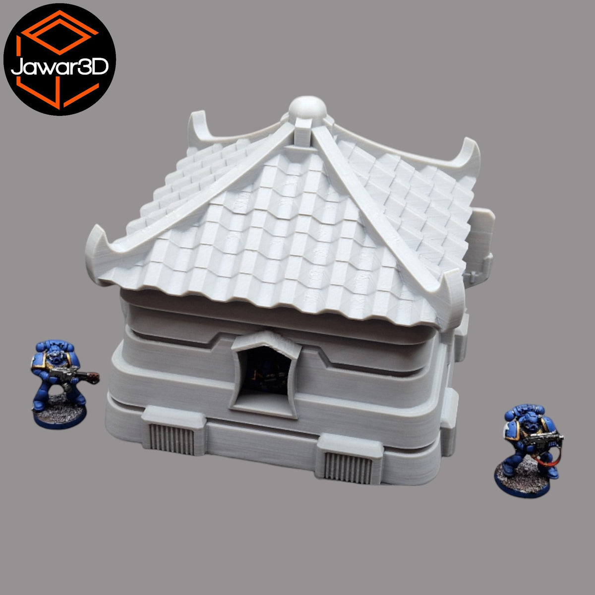 Eldrin Temple - 28mm Wargaming Scatter Terrain Scenery Tabletop Miniature Jawar3d