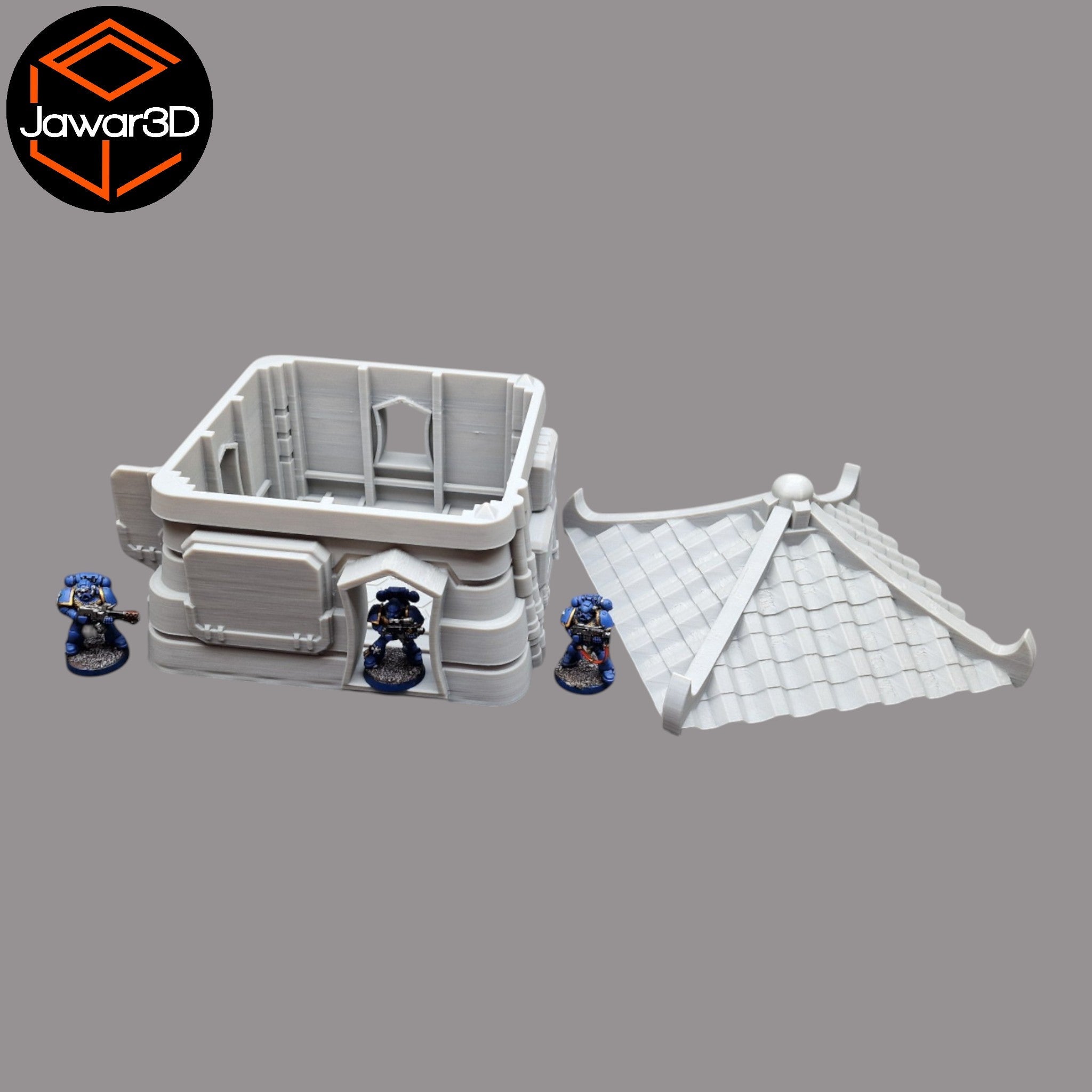 Eldrin Temple - 28mm Wargaming Scatter Terrain Scenery Tabletop Miniature Jawar3d