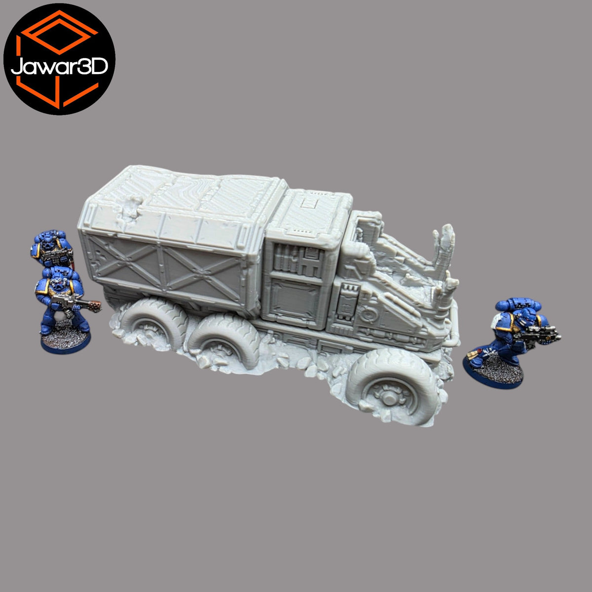 District 12 Vehicle #1 -28mm Wargaming Scatter Terrain Scenery Tabletop Miniature Jawar3d