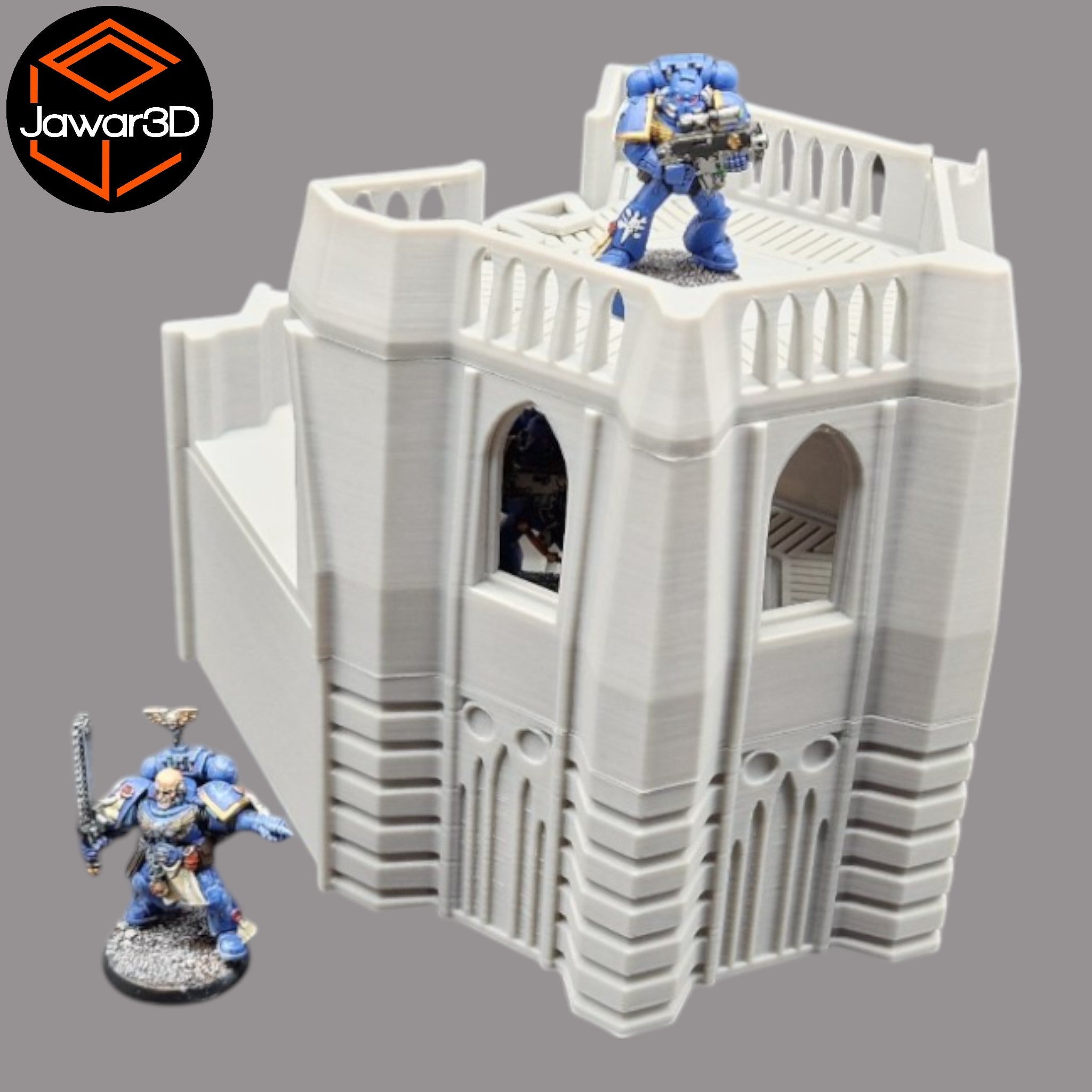 Base Tower Corner - 28mm Wargaming Scatter Terrain Scenery Tabletop Miniature Jawar3d